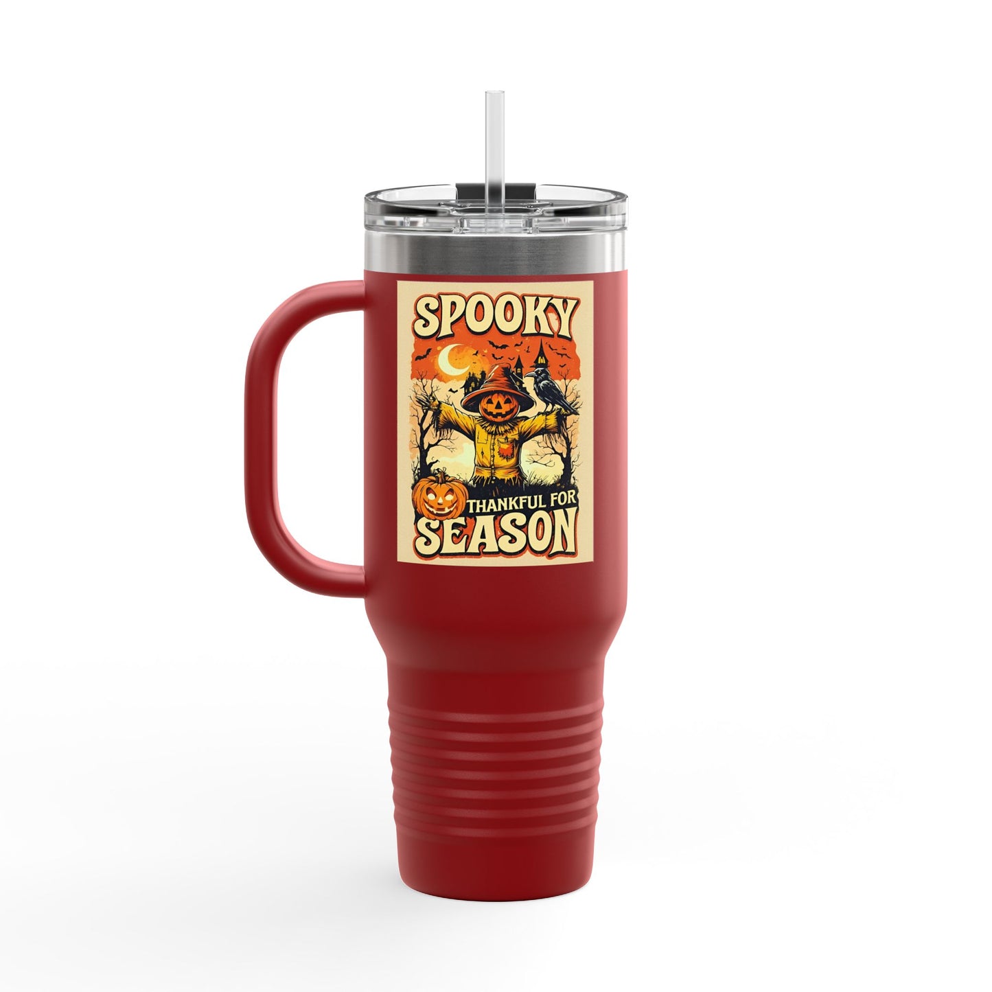 Spooky Thankful for the Season Mug π | Cute Pumpkin Halloween Coffee Cup Travel Mug