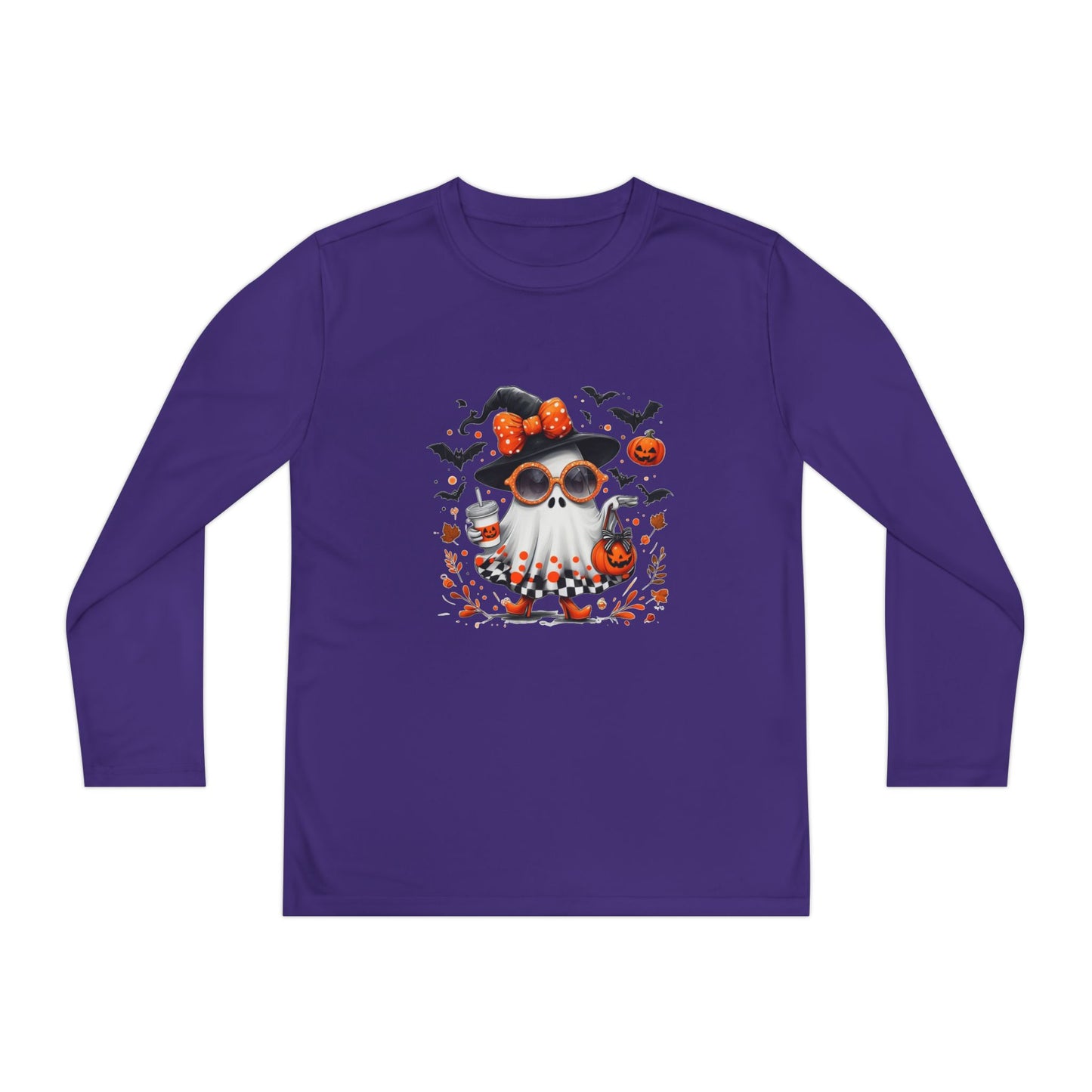 Cute Halloween Ghost  | Trendy Witch Ghost Outfit | Spooky Fall Shirt for Women | Pumpkin Aesthetic Halloween Apparel Gift