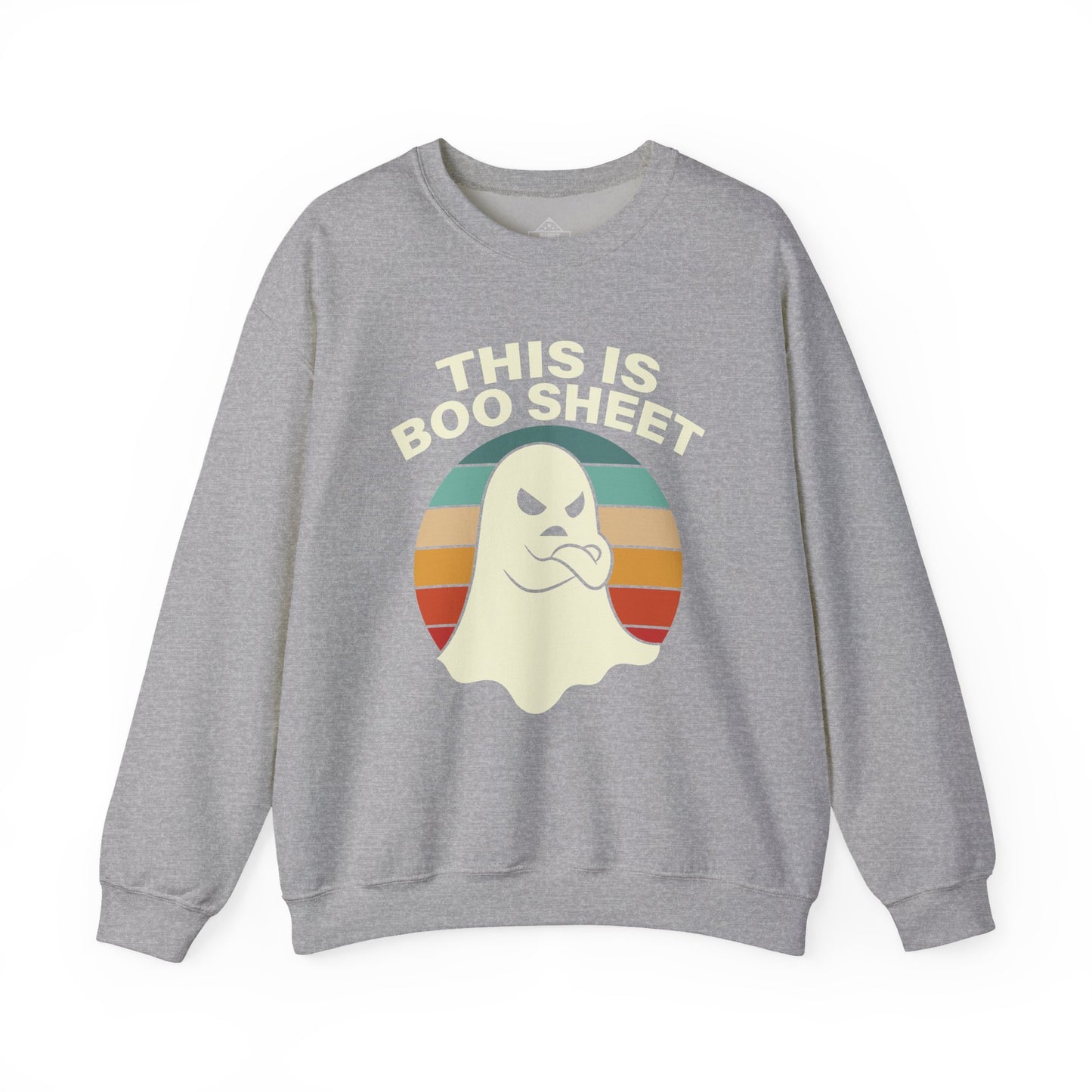 This Is Boo Sheet Funny Halloween T‑Shirt | Sarcastic Ghost Shirt for Spooky Season | Retro Ghost Graphic Tee for Men & Women