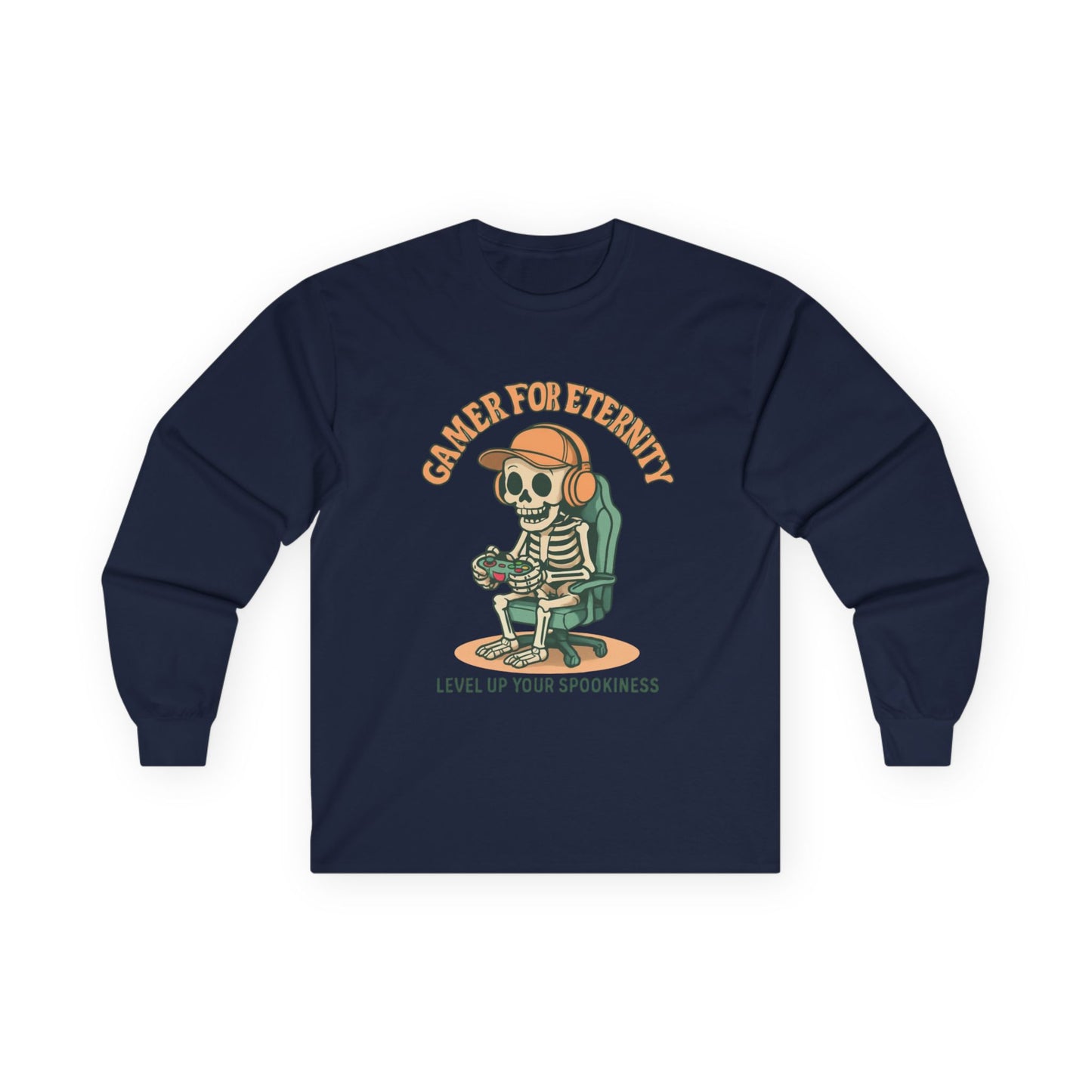 Gamer Skeleton Design – Gaming Skeleton Artwork for Halloween & Spooky Gamers