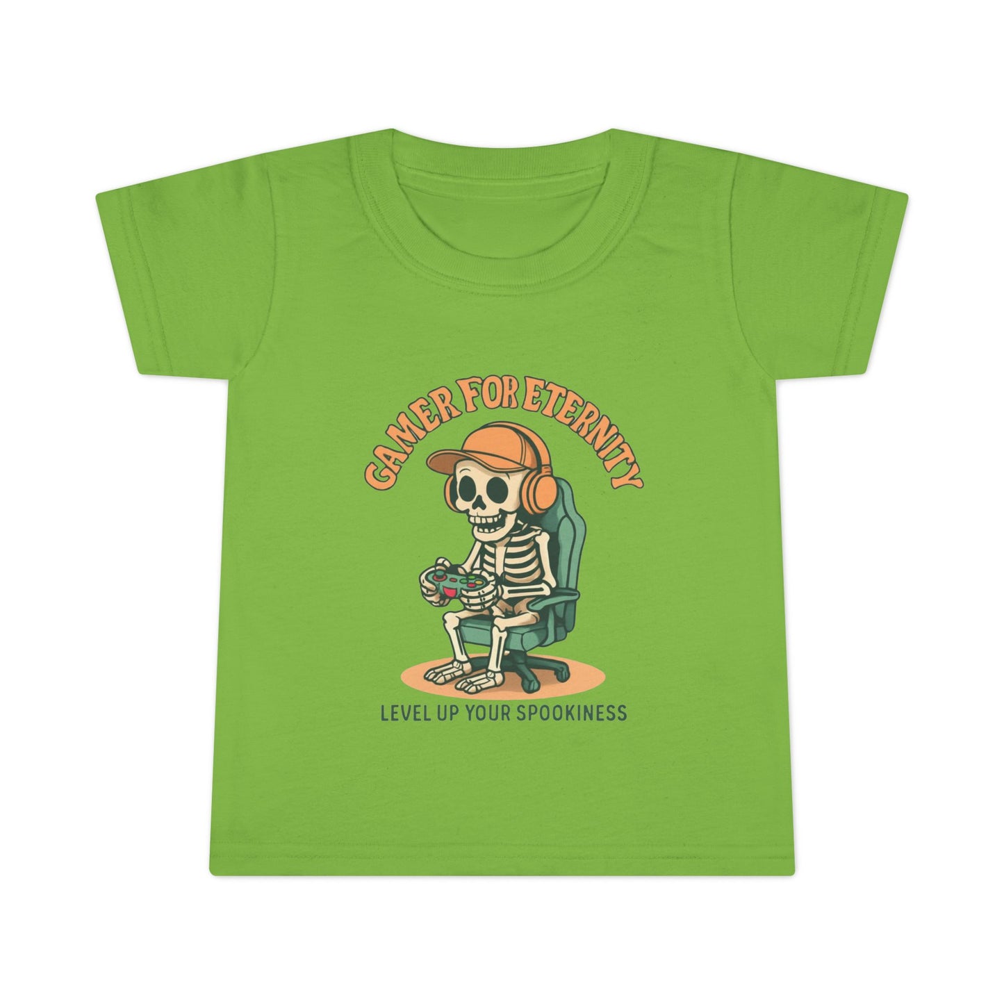 Toddler Skeleton Gamer T-Shirt, Cute Kids Tee, Halloween Costume, Birthday Gift, Casual Wear, Funny Toddler Shirt, Toddler T-Shirt