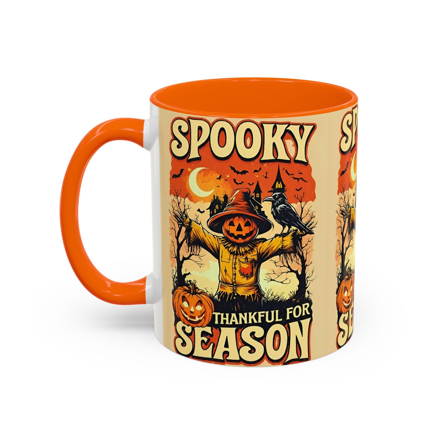 Spooky Thankful for the Season Mug π | Cute Pumpkin Halloween Coffee Cup Accent Mug
