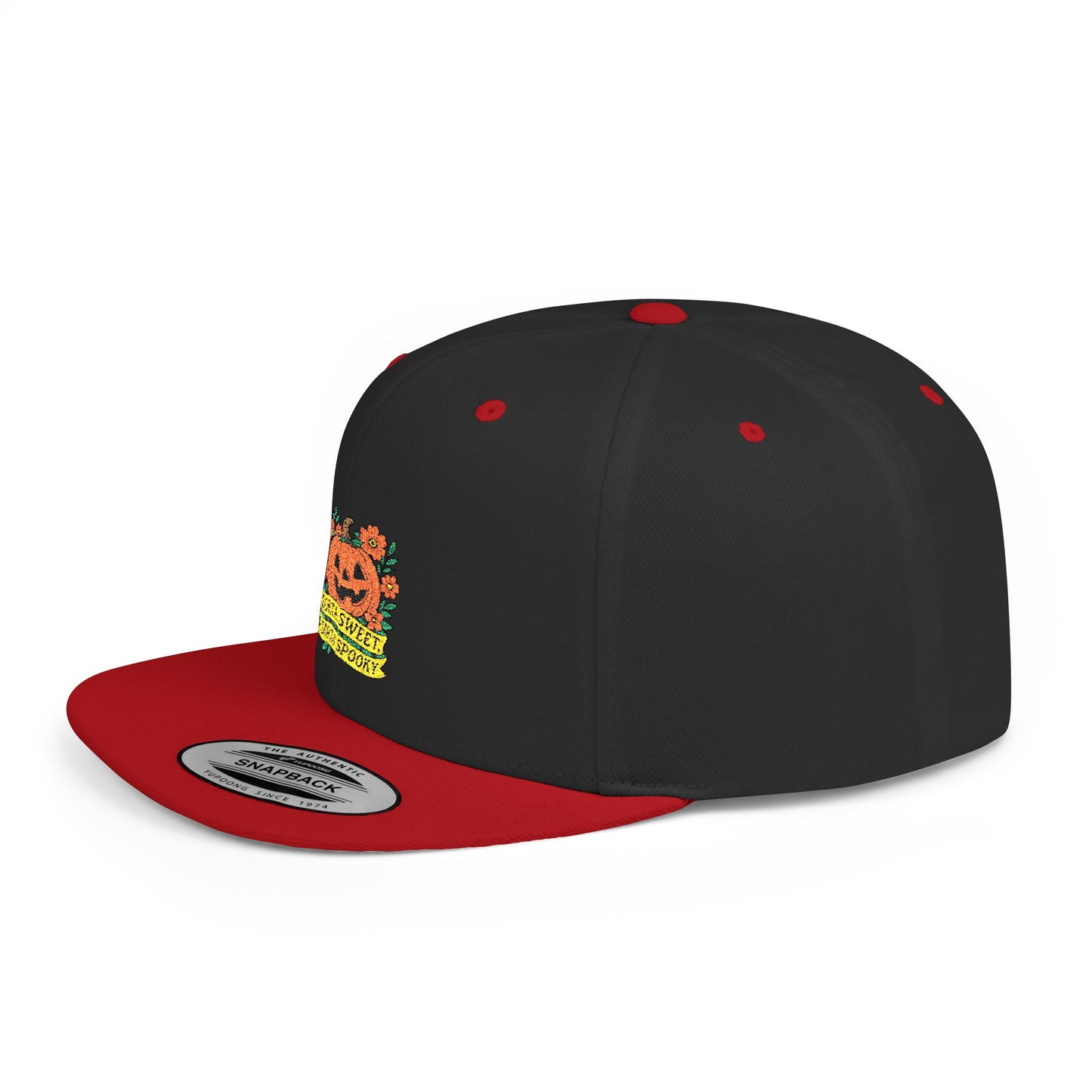 Cute Pumpkin Design – Sorta Sweet, Sorta Spooky Halloween Artwork Snapback Cap