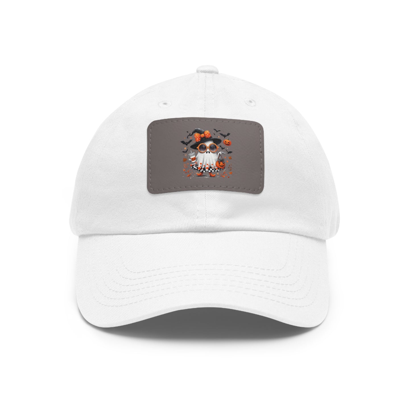 Cute Halloween Ghost T-Shirt | Trendy Witch Ghost Outfit | Spooky Fall Shirt for Women | Pumpkin Aesthetic Halloween Apparel Gift Dad Hat