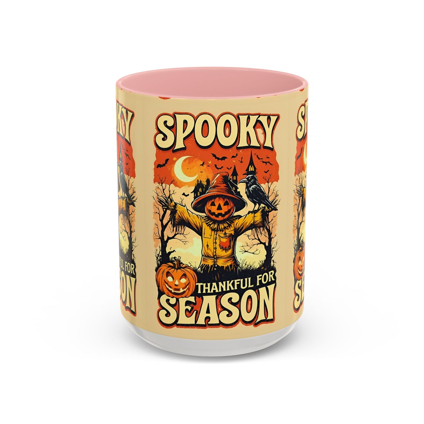 Spooky Thankful for the Season Mug π | Cute Pumpkin Halloween Coffee Cup Accent Mug