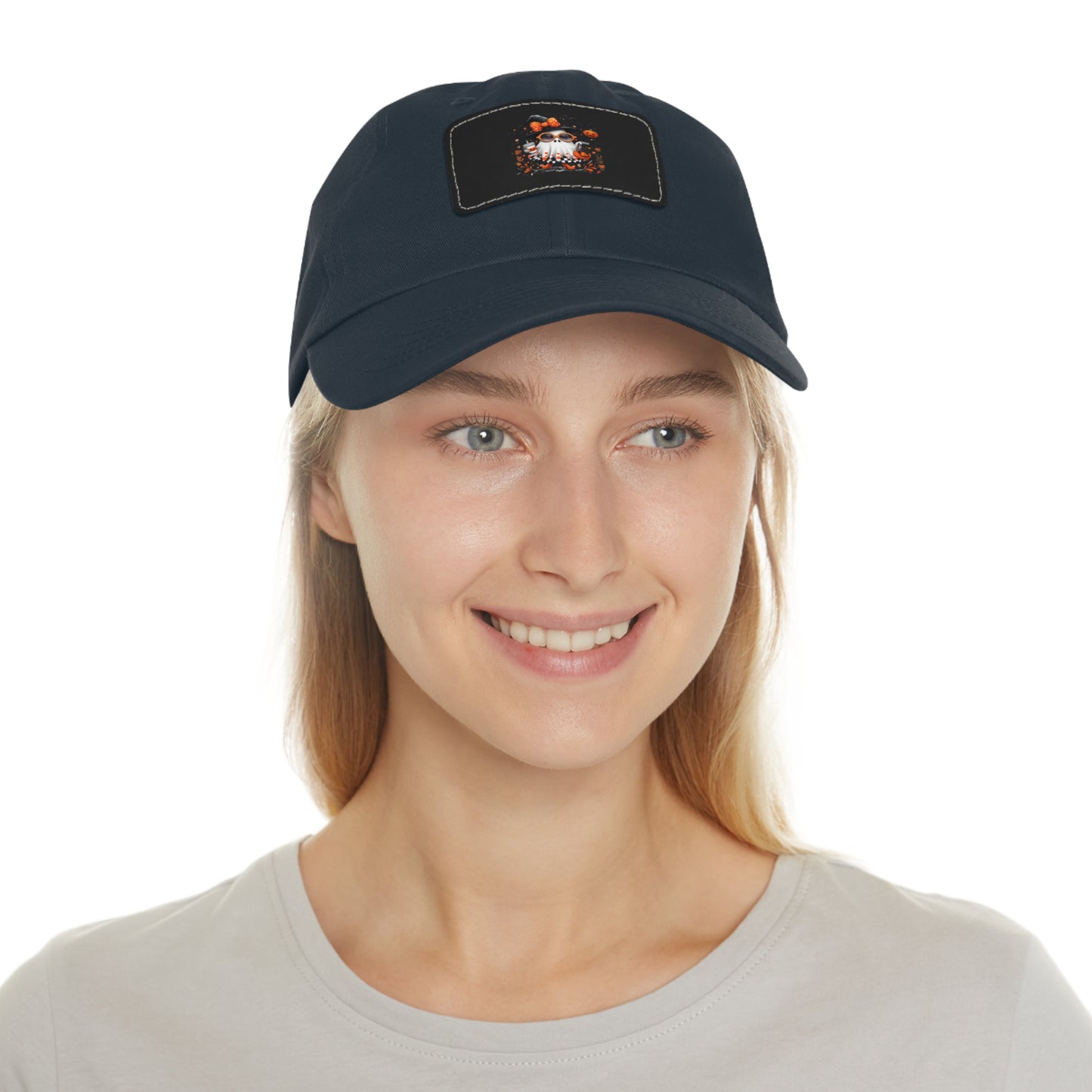 Cute Halloween Ghost T-Shirt | Trendy Witch Ghost Outfit | Spooky Fall Shirt for Women | Pumpkin Aesthetic Halloween Apparel Gift Dad Hat