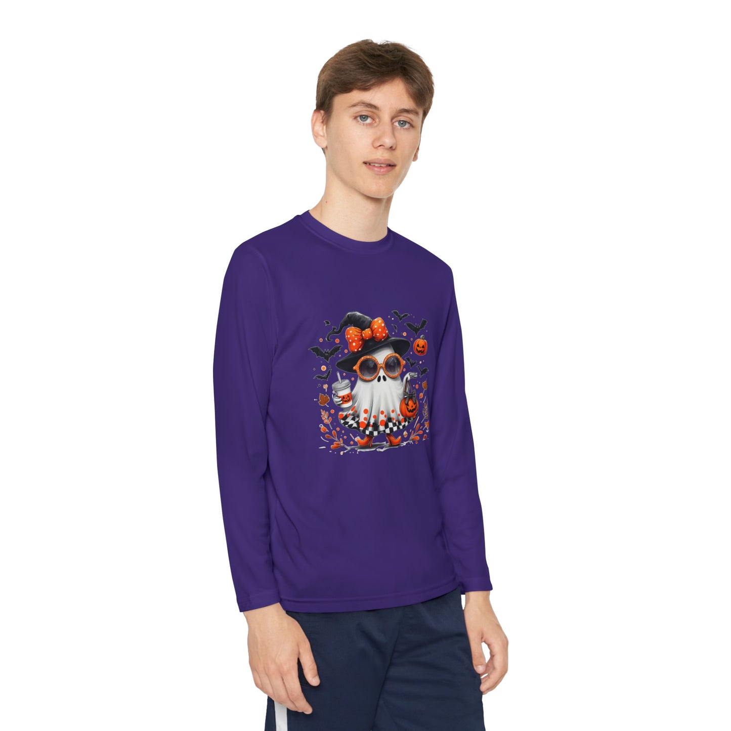 Cute Halloween Ghost  | Trendy Witch Ghost Outfit | Spooky Fall Shirt for Women | Pumpkin Aesthetic Halloween Apparel Gift