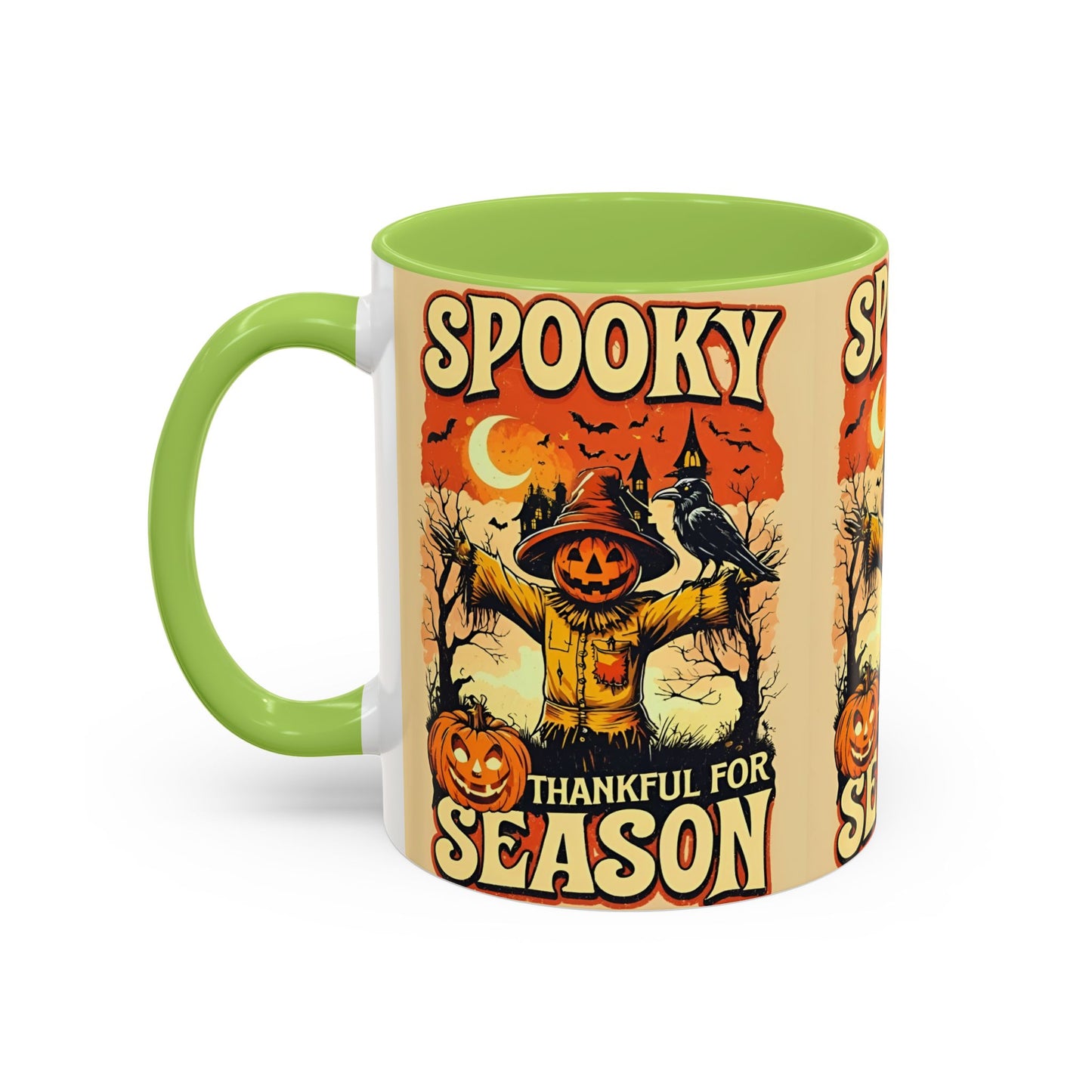 Spooky Thankful for the Season Mug π | Cute Pumpkin Halloween Coffee Cup Accent Mug