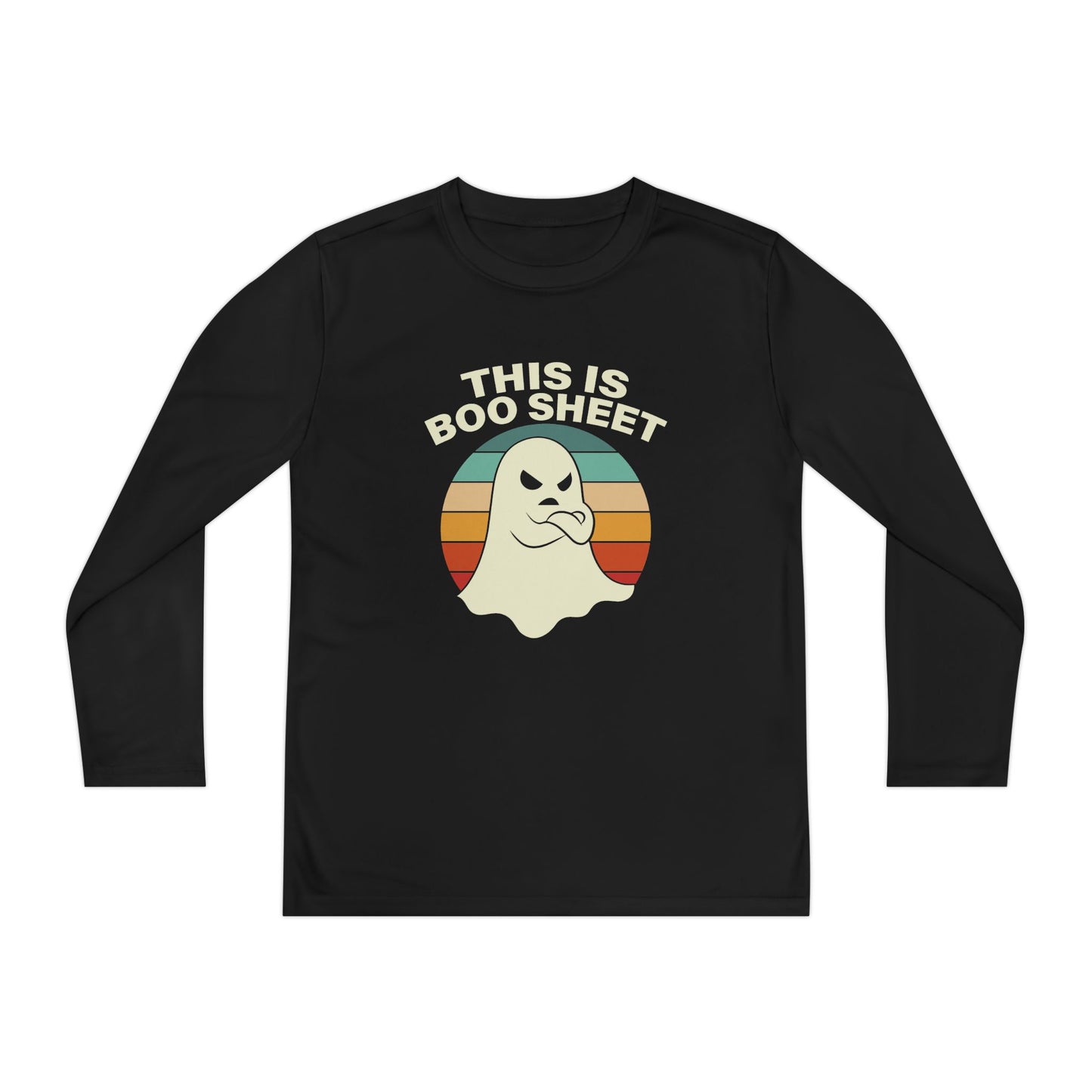 This Is Boo Sheet Funny Halloween T‑Shirt | Sarcastic Ghost Shirt for Spooky Season | Retro Ghost Graphic Tee for Men & Women