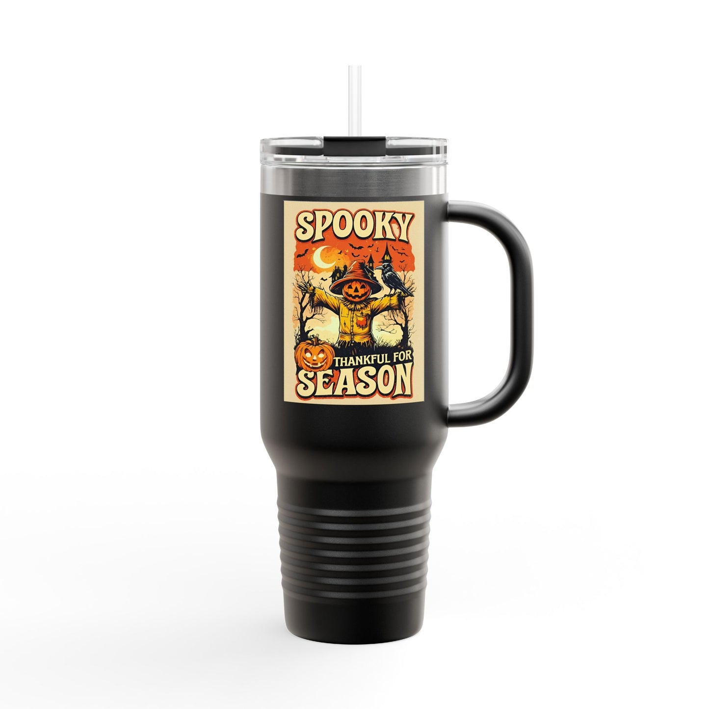 Spooky Thankful for the Season Mug π | Cute Pumpkin Halloween Coffee Cup Travel Mug
