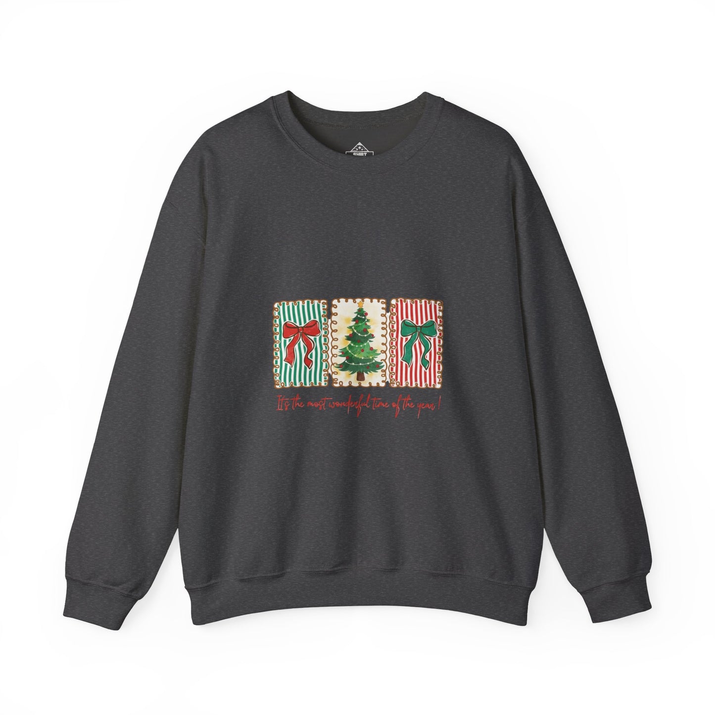 Festive Christmas Tree & Bow Design | It’s the Most Wonderful Time of the Year – Holiday Shirt, Mug, Tote & Home Decor