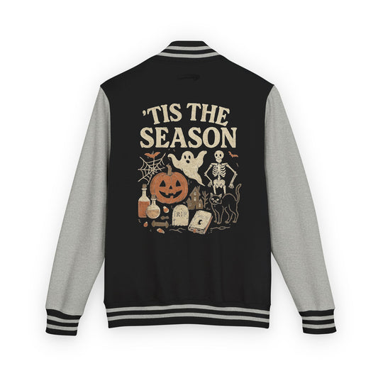 ‘Tis the Season Halloween  | Vintage Spooky Season Shirt with Ghost, Skeleton & Pumpkin | Retro Halloween Graphic Tee for Fall