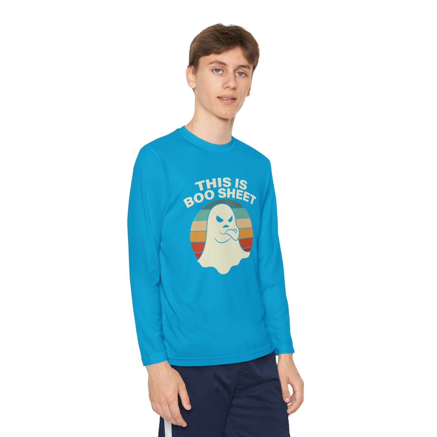 This Is Boo Sheet Funny Halloween T‑Shirt | Sarcastic Ghost Shirt for Spooky Season | Retro Ghost Graphic Tee for Men & Women