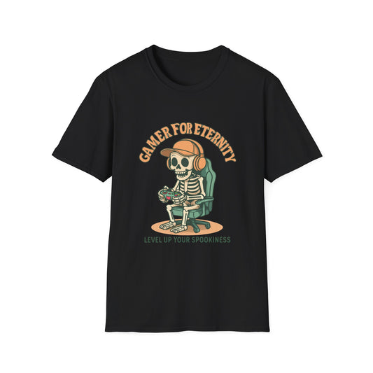 Gamer Skeleton Design – Gaming Skeleton Artwork for Halloween & Spooky Gamers