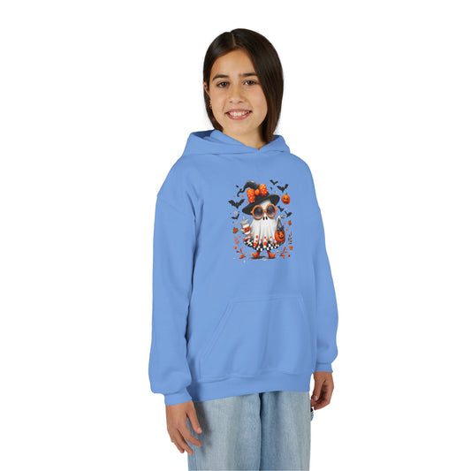 Cute Halloween Ghost T-Shirt | Trendy Witch Ghost Outfit | Spooky Fall Shirt for Women | Pumpkin Aesthetic Halloween Apparel Gift Kids Hoodie