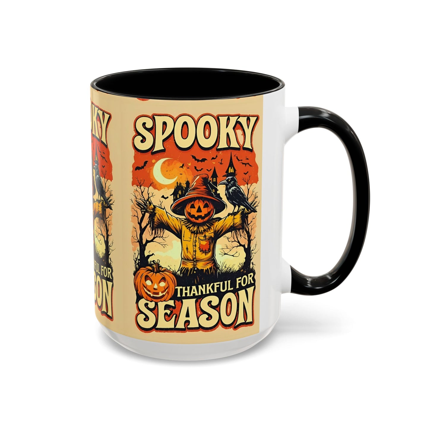 Spooky Thankful for the Season Mug π | Cute Pumpkin Halloween Coffee Cup Accent Mug