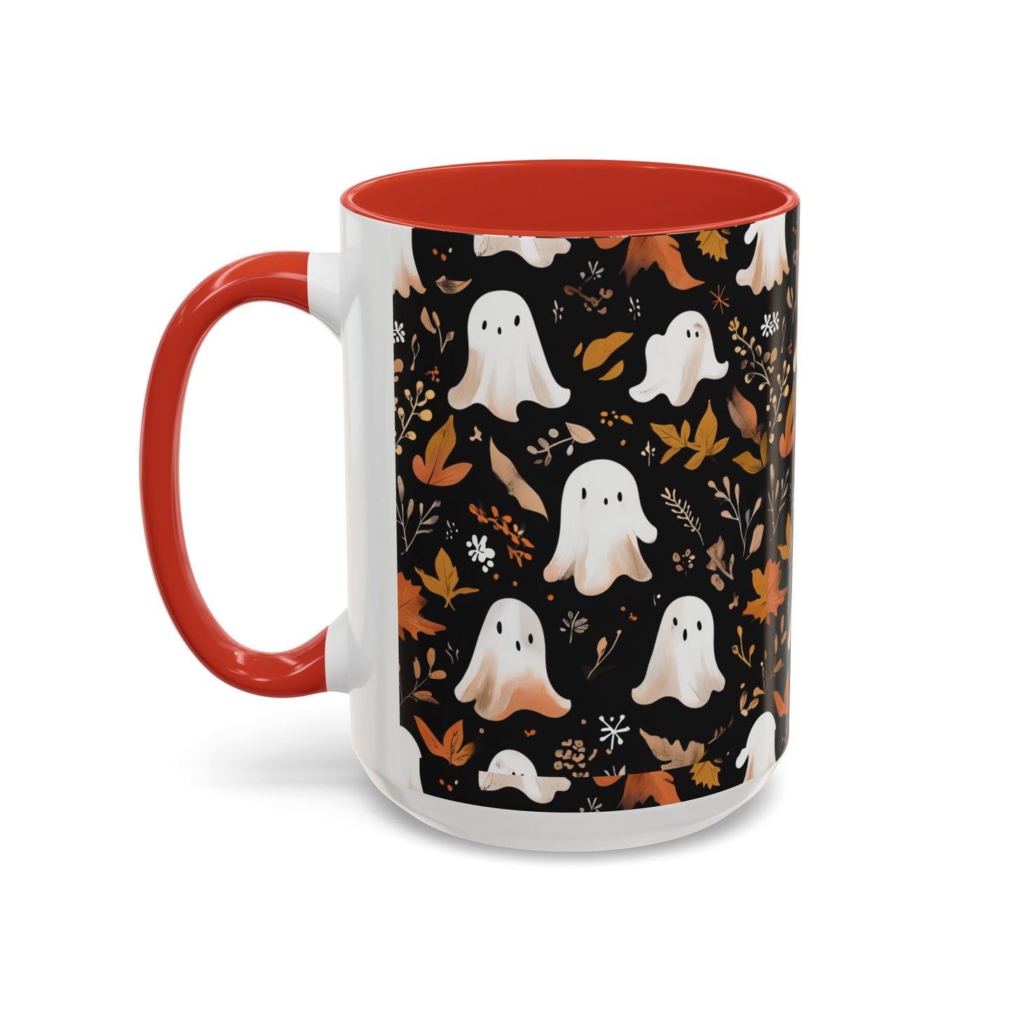Halloween Ghost Coffee Mug, Cute Fall Mug, Spooky Drinkware, Autumn Gift, Ghost Decor, Accent Mug