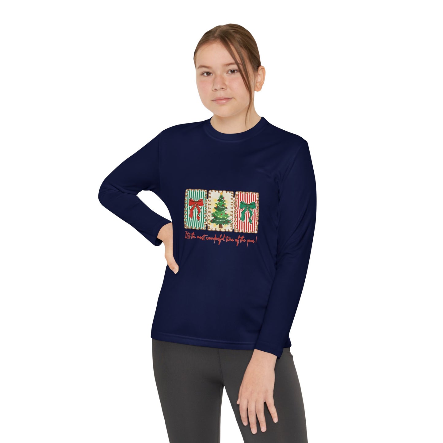 Festive Christmas Tree & Bow Design | It’s the Most Wonderful Time of the Year – Holiday Shirt, Mug, Tote & Home Decor