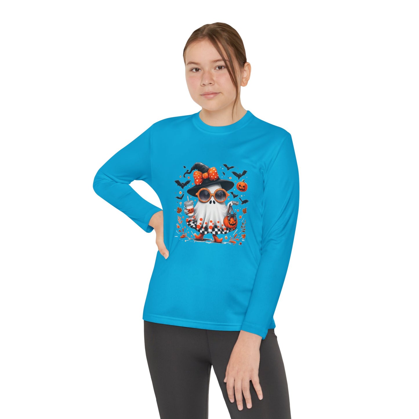 Cute Halloween Ghost  | Trendy Witch Ghost Outfit | Spooky Fall Shirt for Women | Pumpkin Aesthetic Halloween Apparel Gift