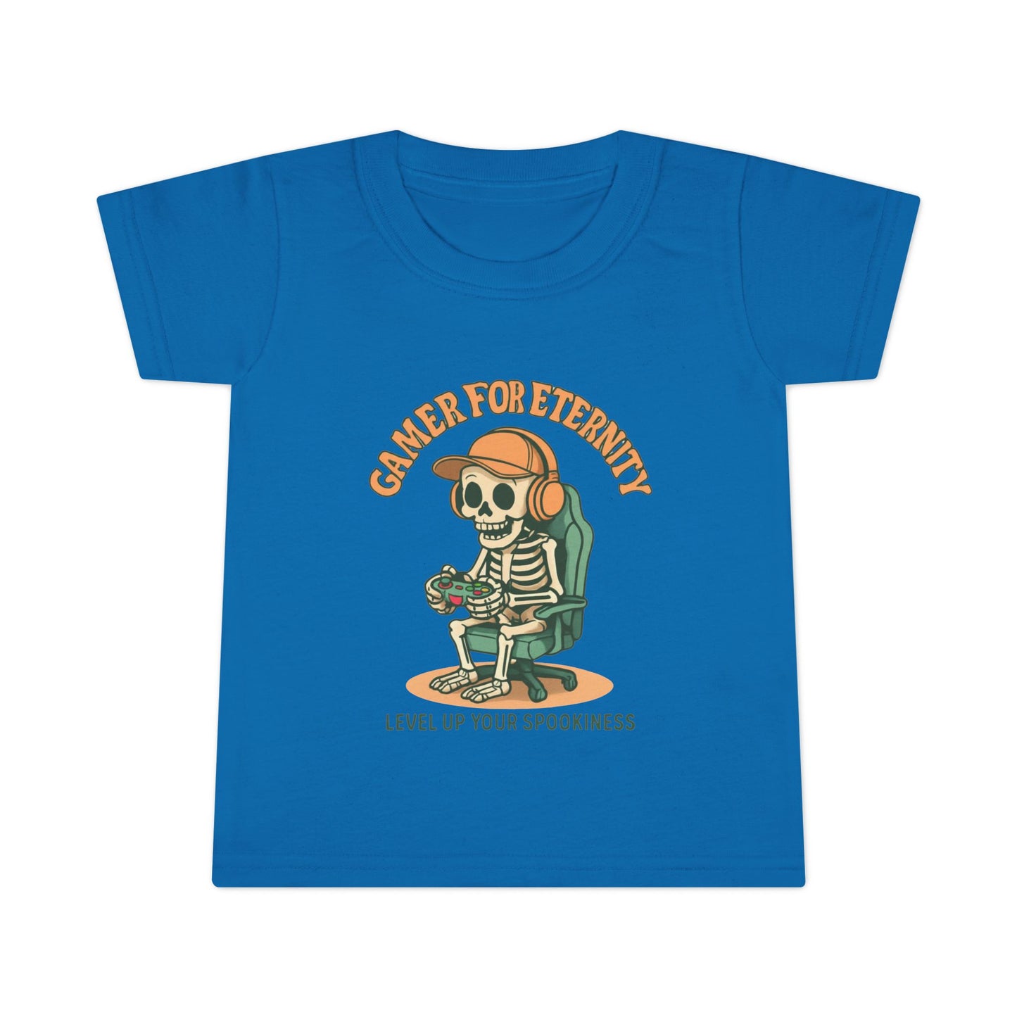 Toddler Skeleton Gamer T-Shirt, Cute Kids Tee, Halloween Costume, Birthday Gift, Casual Wear, Funny Toddler Shirt, Toddler T-Shirt