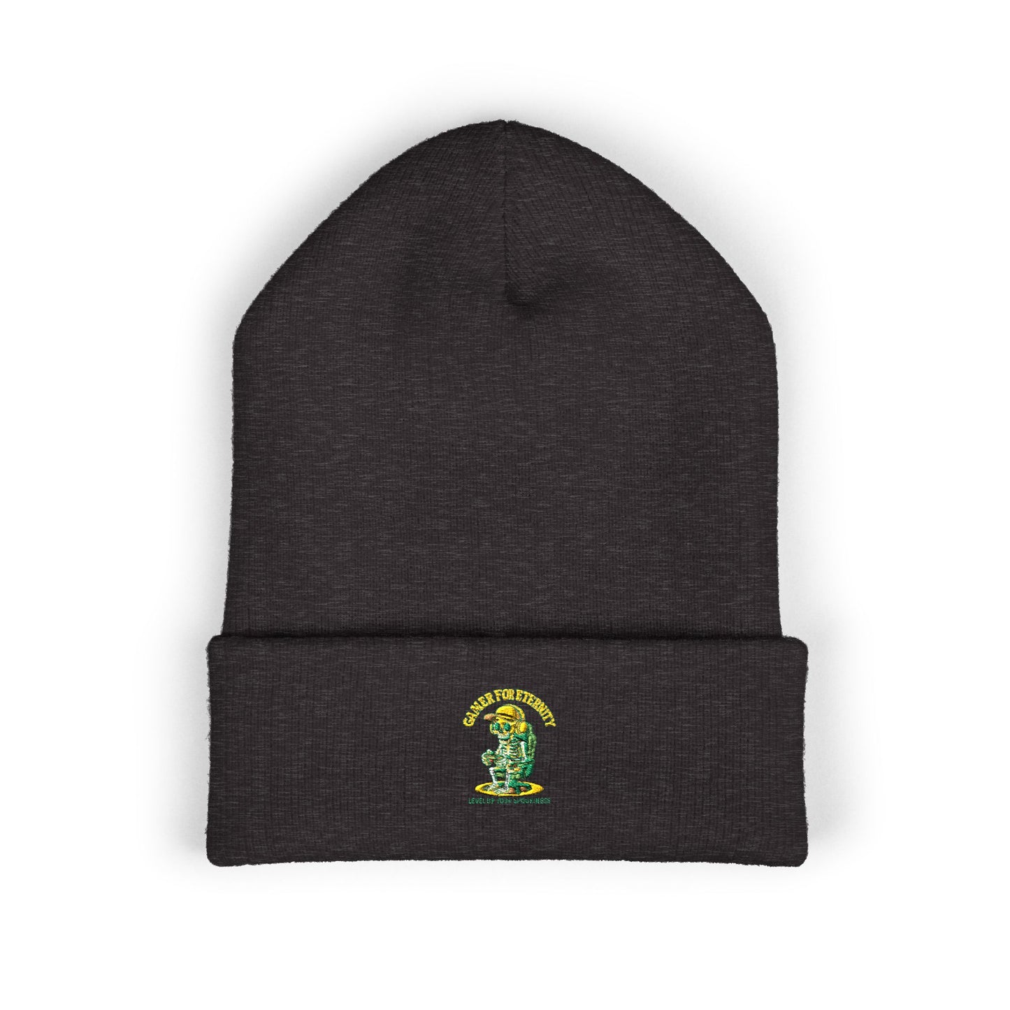 Stylish Embroidered Cuffed Beanie - Cozy Winter Hat for Fans, Gifts for Him or Her, Perfect for Holidays, Outdoor Events, Casual Wear, Cuffed Beanie