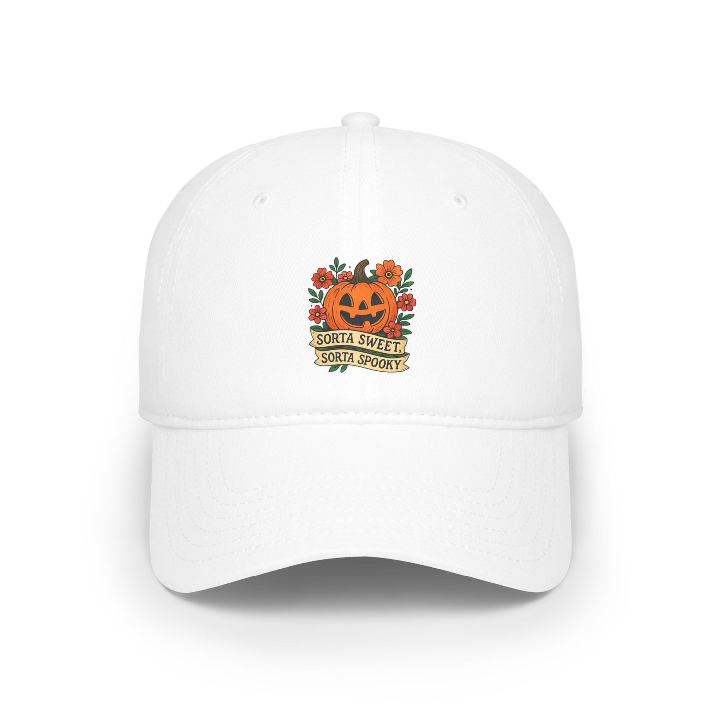Cute Pumpkin Design – Sorta Sweet, Sorta Spooky Halloween Artwork Baseball Caps