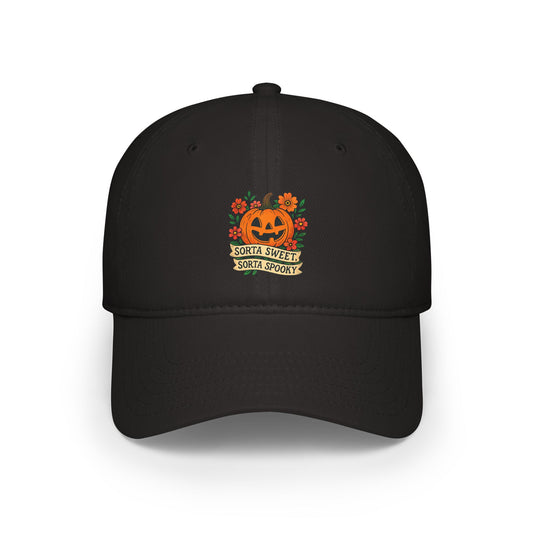 Cute Pumpkin Design – Sorta Sweet, Sorta Spooky Halloween Artwork Baseball Caps