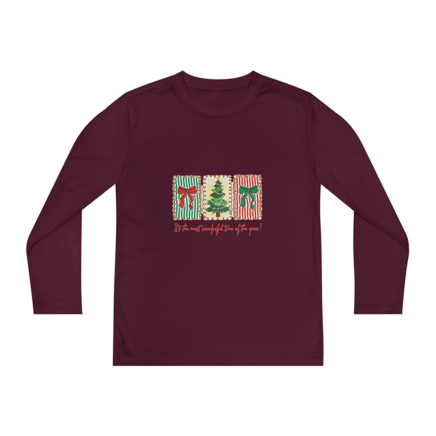 Festive Christmas Tree & Bow Design | It’s the Most Wonderful Time of the Year – Holiday Shirt, Mug, Tote & Home Decor