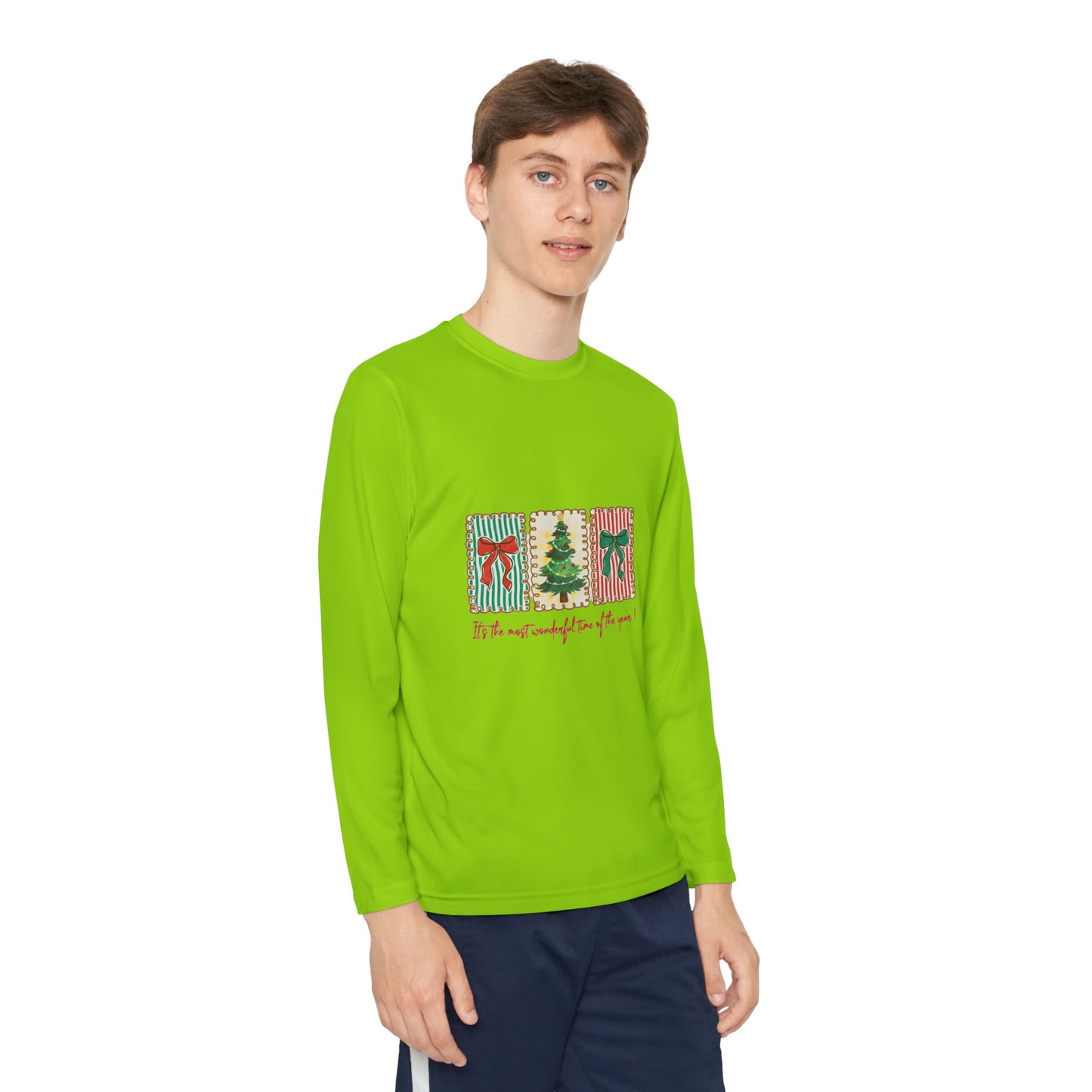 Festive Christmas Tree & Bow Design | It’s the Most Wonderful Time of the Year – Holiday Shirt, Mug, Tote & Home Decor