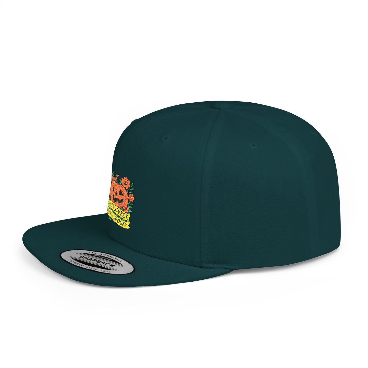 Cute Pumpkin Design – Sorta Sweet, Sorta Spooky Halloween Artwork Snapback Cap