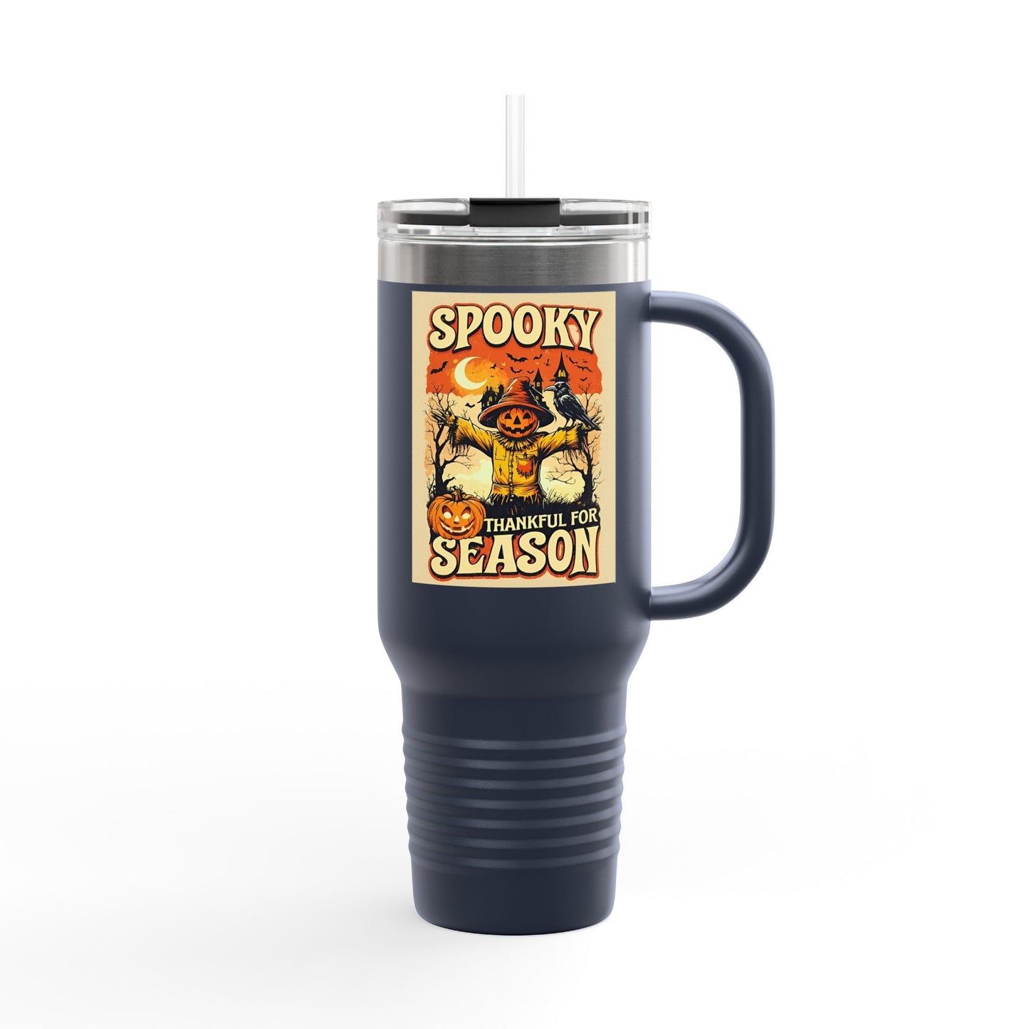 Spooky Thankful for the Season Mug π | Cute Pumpkin Halloween Coffee Cup Travel Mug