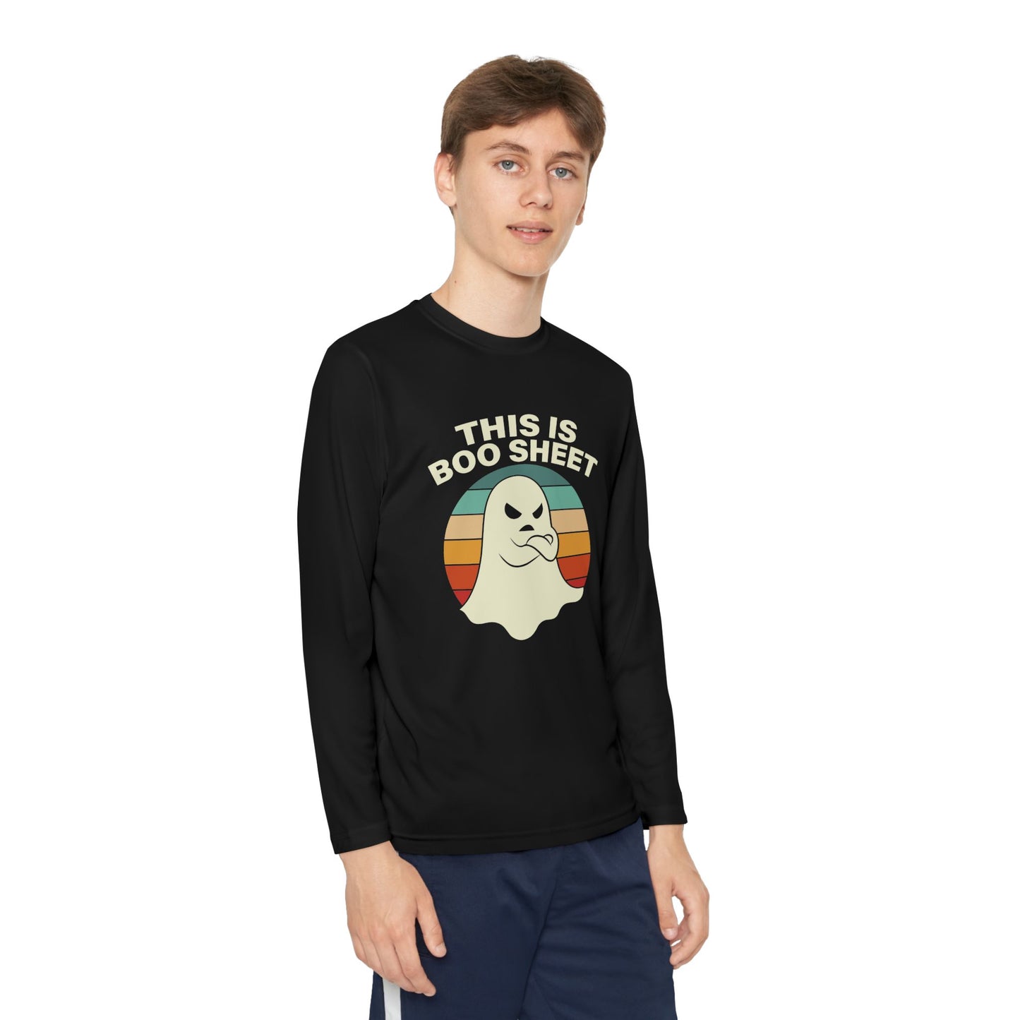 This Is Boo Sheet Funny Halloween T‑Shirt | Sarcastic Ghost Shirt for Spooky Season | Retro Ghost Graphic Tee for Men & Women