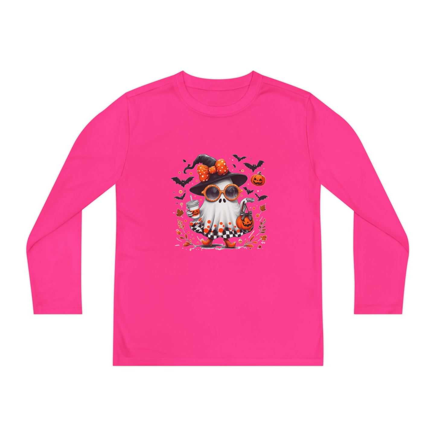 Cute Halloween Ghost  | Trendy Witch Ghost Outfit | Spooky Fall Shirt for Women | Pumpkin Aesthetic Halloween Apparel Gift