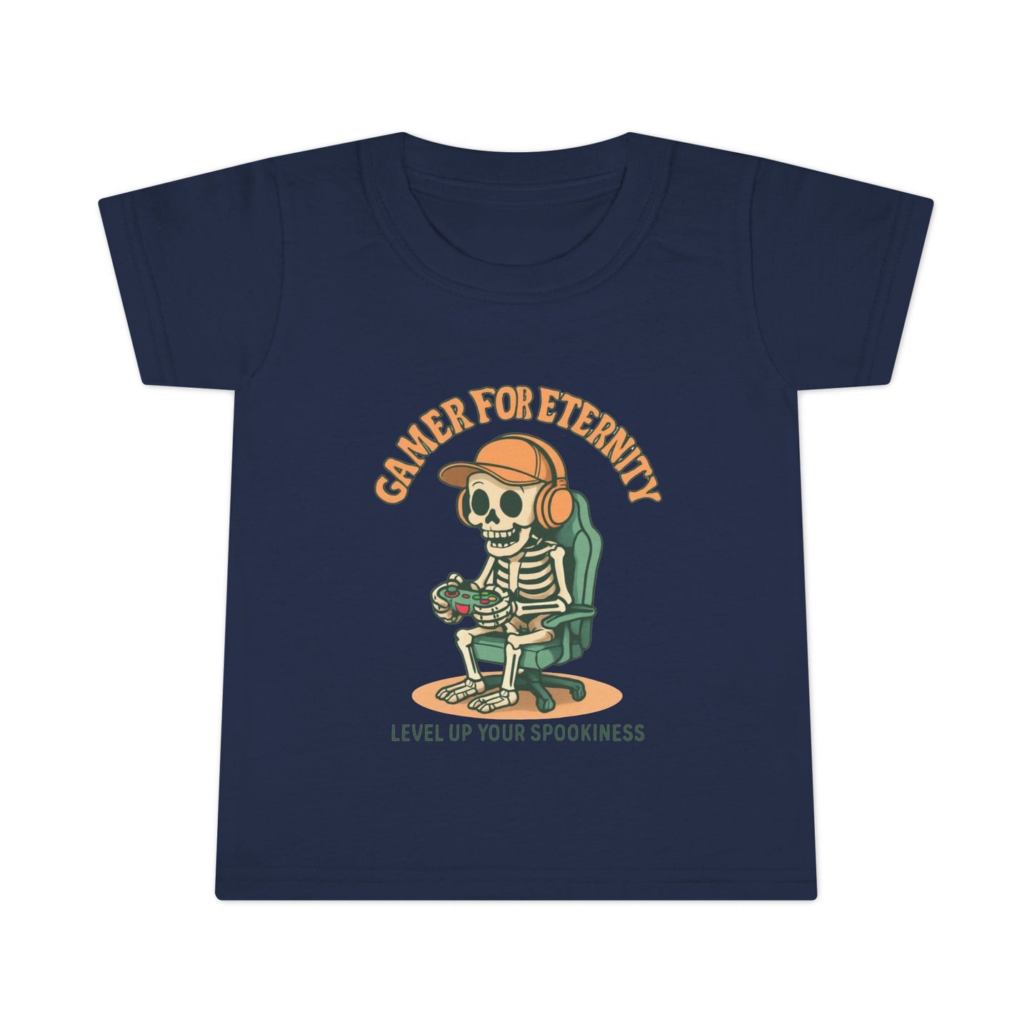 Toddler Skeleton Gamer T-Shirt, Cute Kids Tee, Halloween Costume, Birthday Gift, Casual Wear, Funny Toddler Shirt, Toddler T-Shirt