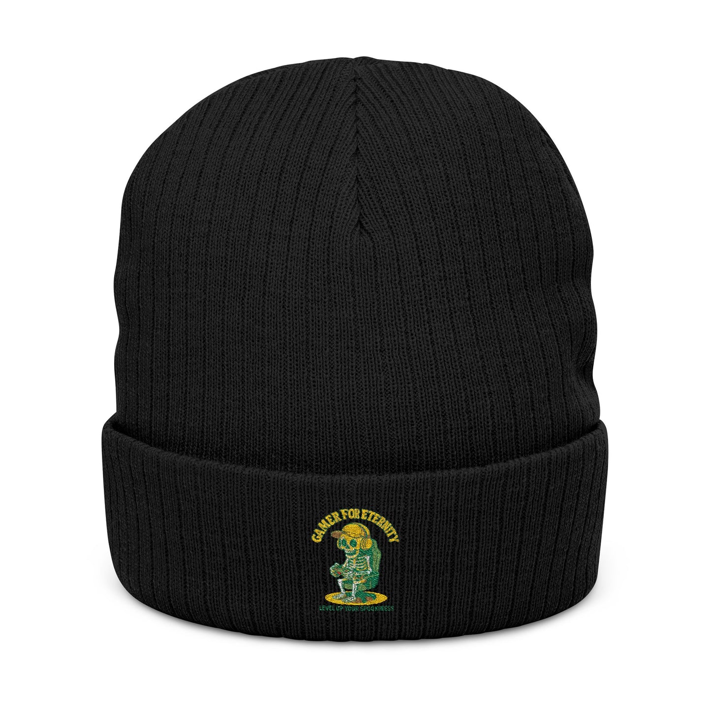 Custom Ribbed Knit Beanie with Embroidery, Perfect Gift for Winter, Beanie Hat for Men and Women, Warm Headwear for Holidays, Knit Cap