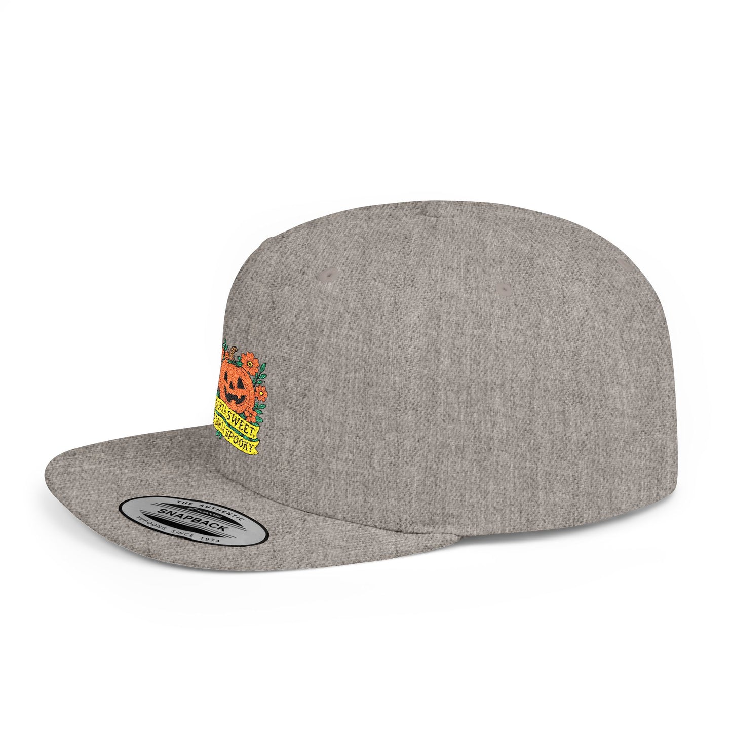 Cute Pumpkin Design – Sorta Sweet, Sorta Spooky Halloween Artwork Snapback Cap