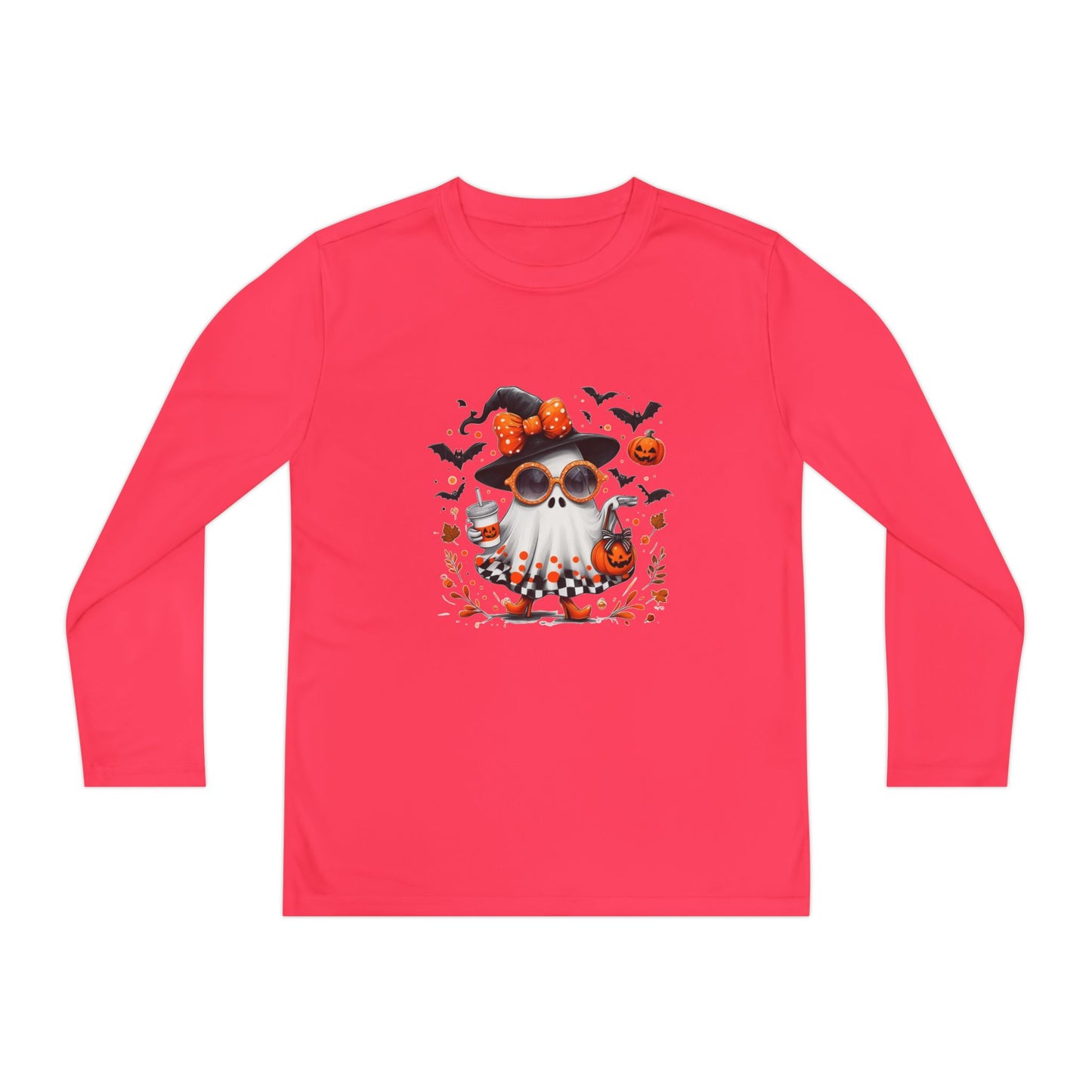 Cute Halloween Ghost  | Trendy Witch Ghost Outfit | Spooky Fall Shirt for Women | Pumpkin Aesthetic Halloween Apparel Gift