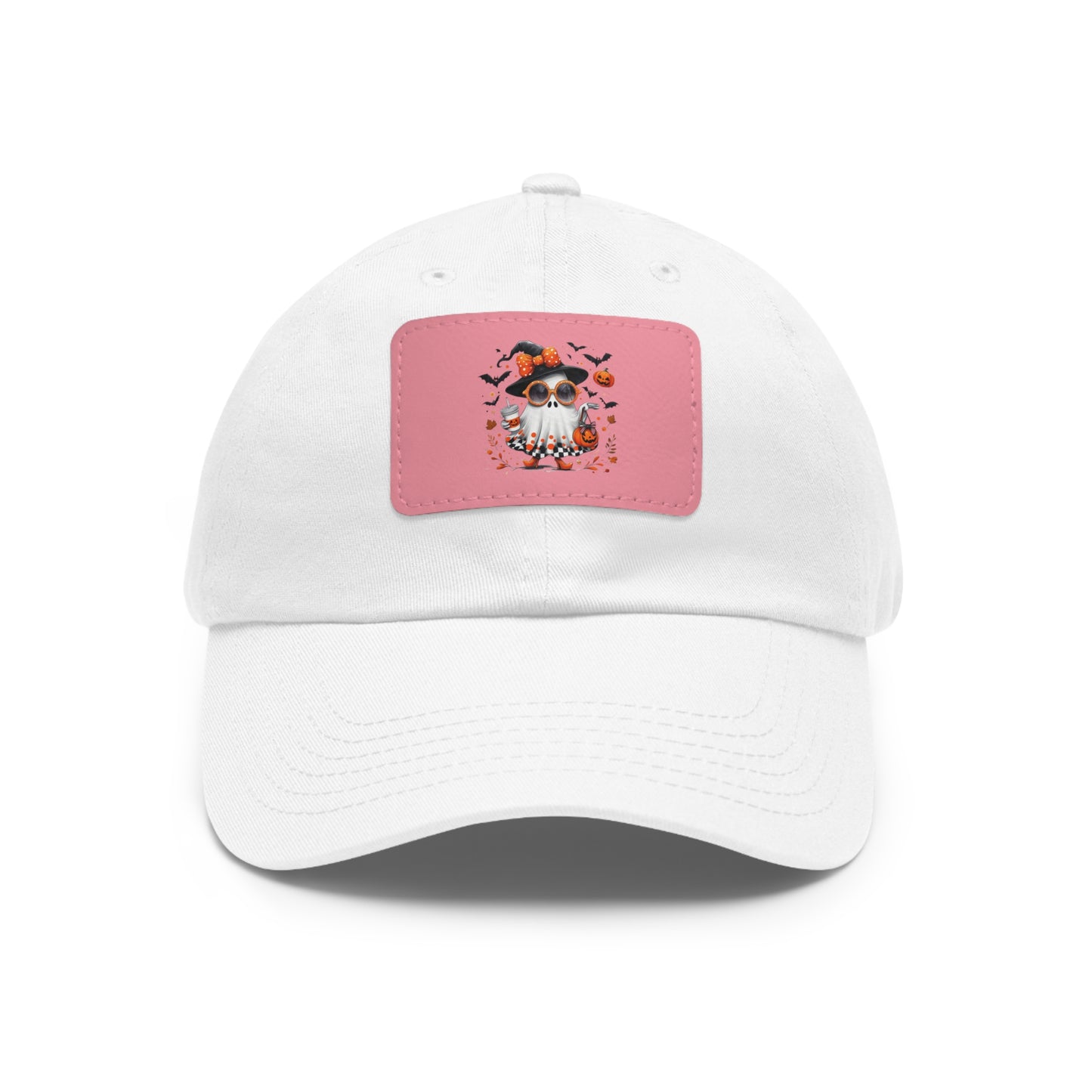Cute Halloween Ghost T-Shirt | Trendy Witch Ghost Outfit | Spooky Fall Shirt for Women | Pumpkin Aesthetic Halloween Apparel Gift Dad Hat