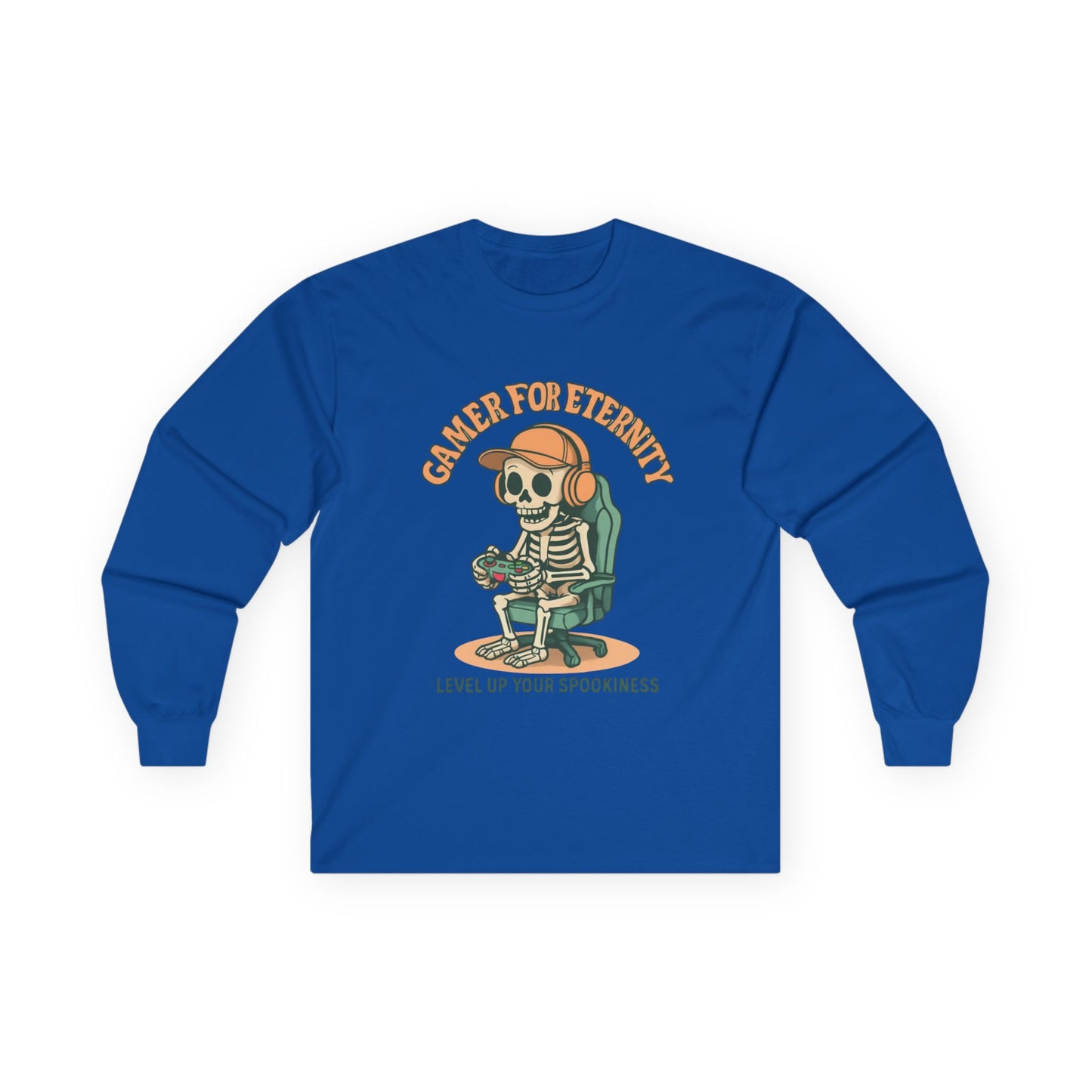 Gamer Skeleton Design – Gaming Skeleton Artwork for Halloween & Spooky Gamers