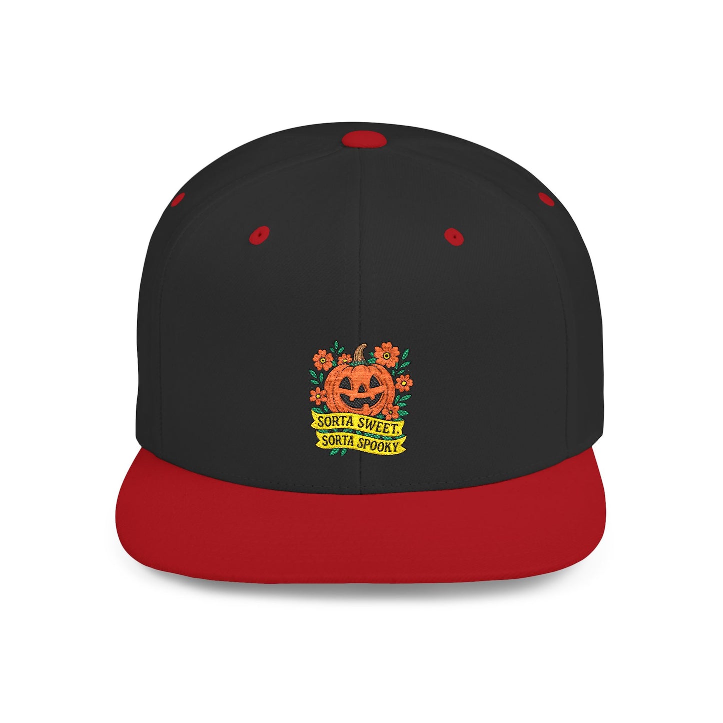 Cute Pumpkin Design – Sorta Sweet, Sorta Spooky Halloween Artwork Snapback Cap