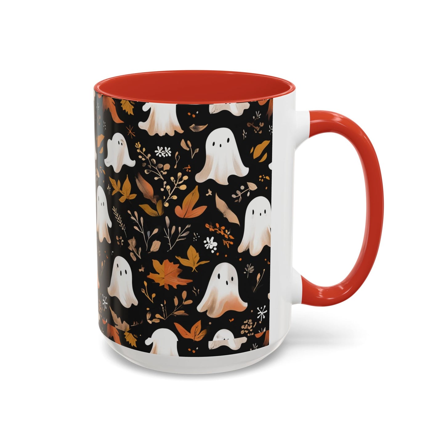 Halloween Ghost Coffee Mug, Cute Fall Mug, Spooky Drinkware, Autumn Gift, Ghost Decor, Accent Mug
