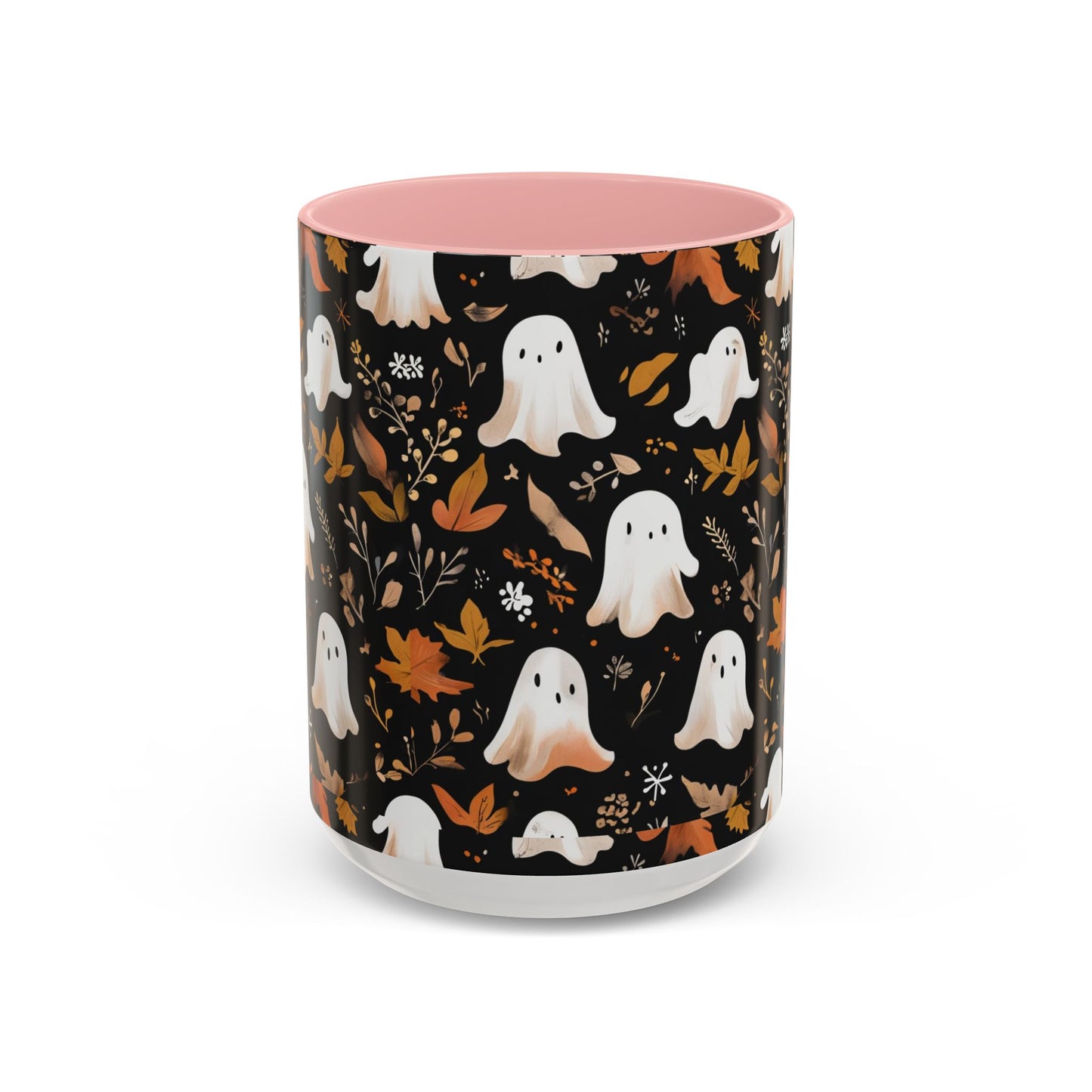 Halloween Ghost Coffee Mug, Cute Fall Mug, Spooky Drinkware, Autumn Gift, Ghost Decor, Accent Mug