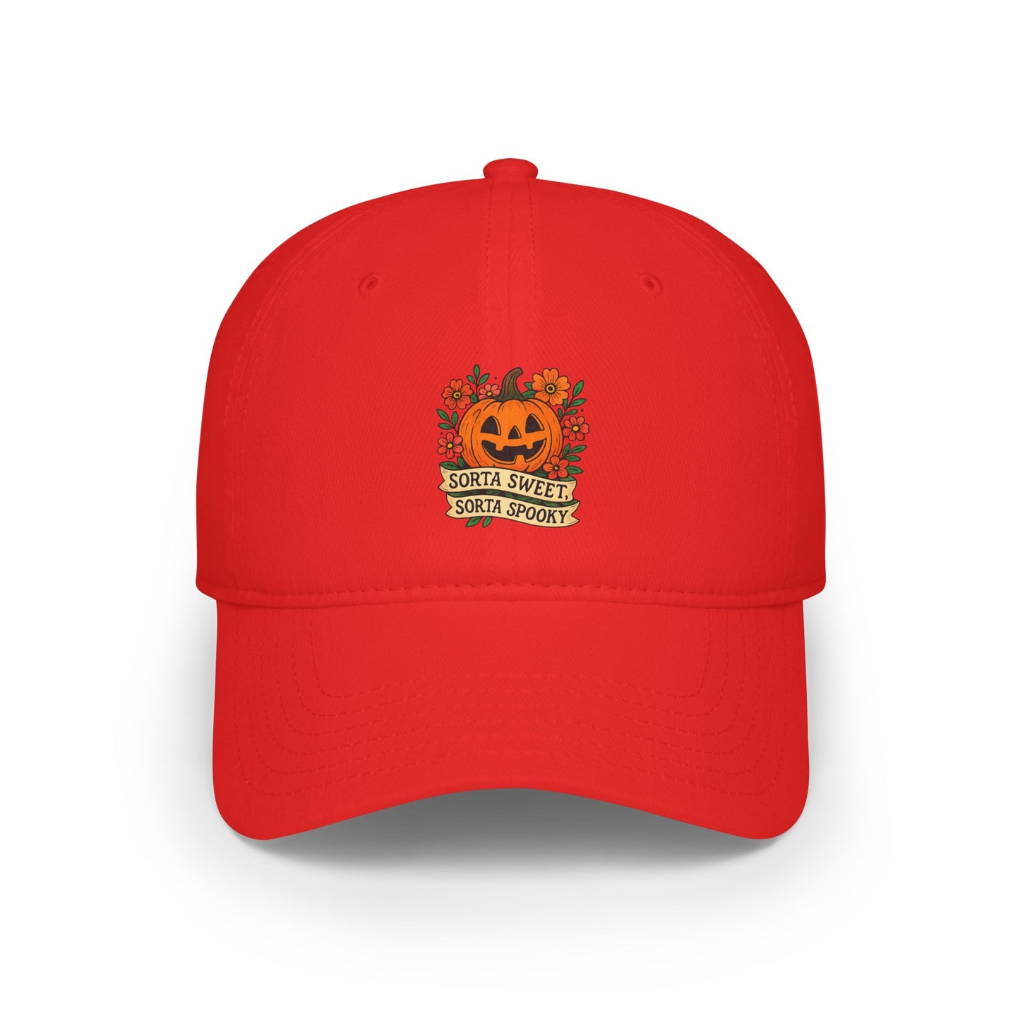 Cute Pumpkin Design – Sorta Sweet, Sorta Spooky Halloween Artwork Baseball Caps