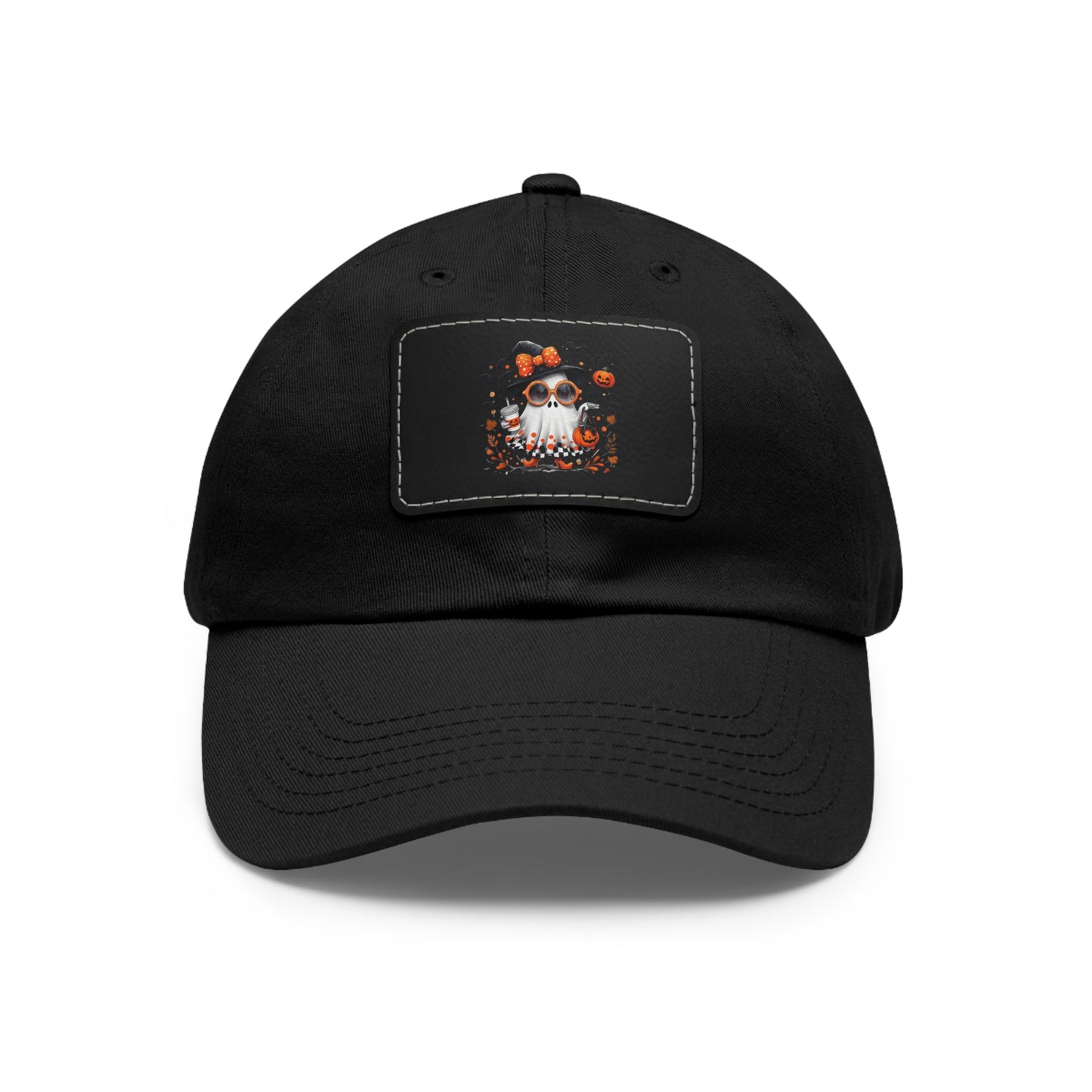 Cute Halloween Ghost T-Shirt | Trendy Witch Ghost Outfit | Spooky Fall Shirt for Women | Pumpkin Aesthetic Halloween Apparel Gift Dad Hat