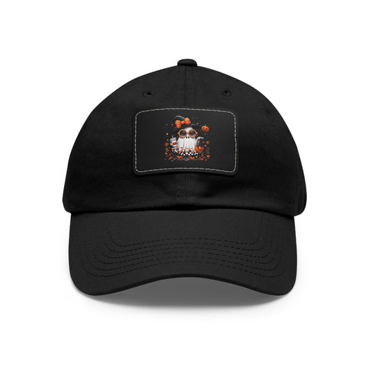 Cute Halloween Ghost T-Shirt | Trendy Witch Ghost Outfit | Spooky Fall Shirt for Women | Pumpkin Aesthetic Halloween Apparel Gift Dad Hat