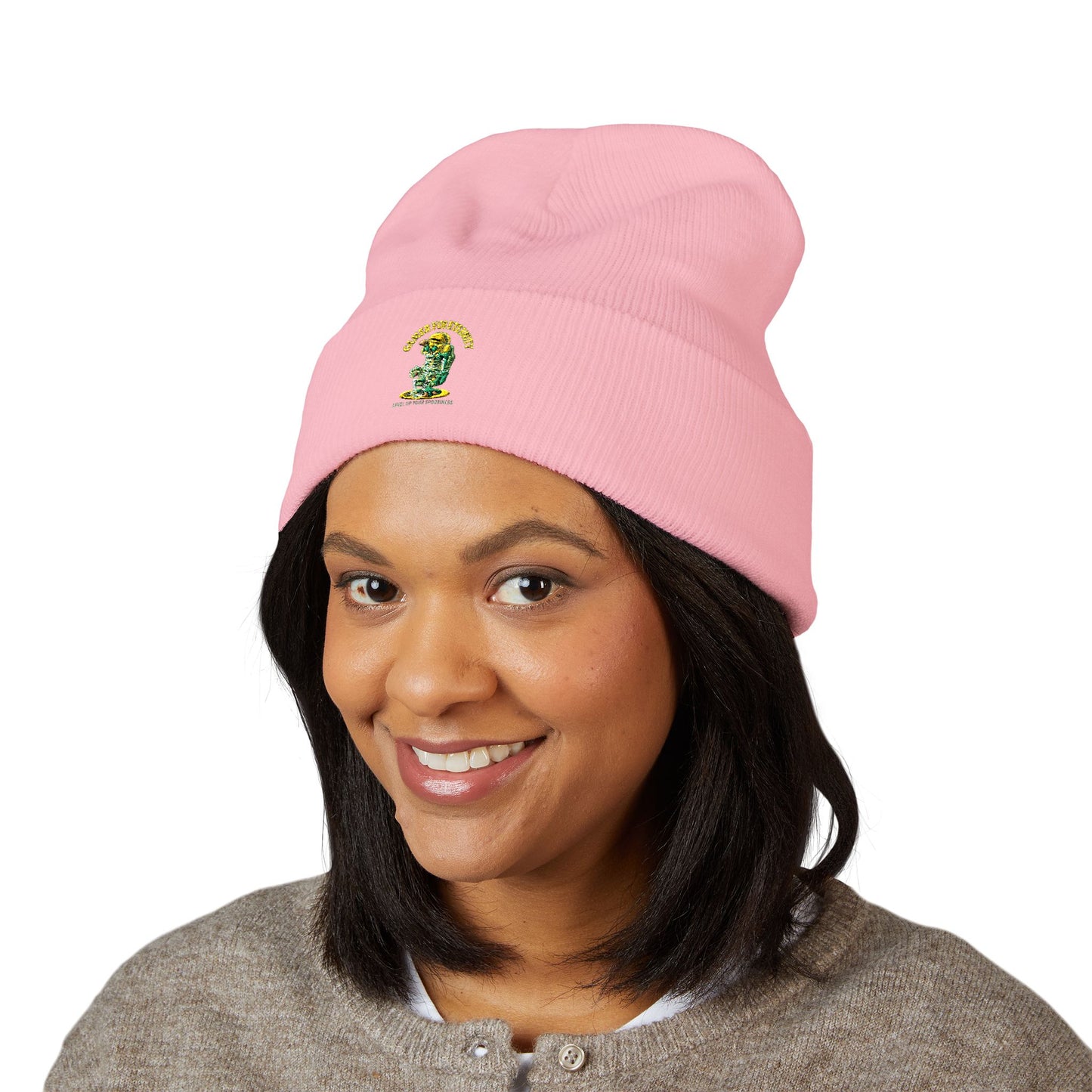 Stylish Embroidered Cuffed Beanie - Cozy Winter Hat for Fans, Gifts for Him or Her, Perfect for Holidays, Outdoor Events, Casual Wear, Cuffed Beanie