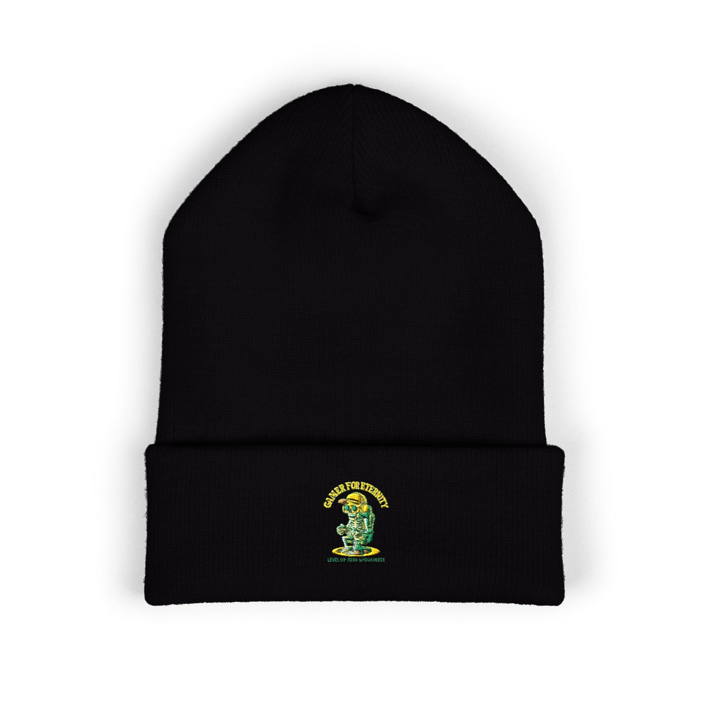 Stylish Embroidered Cuffed Beanie - Cozy Winter Hat for Fans, Gifts for Him or Her, Perfect for Holidays, Outdoor Events, Casual Wear, Cuffed Beanie