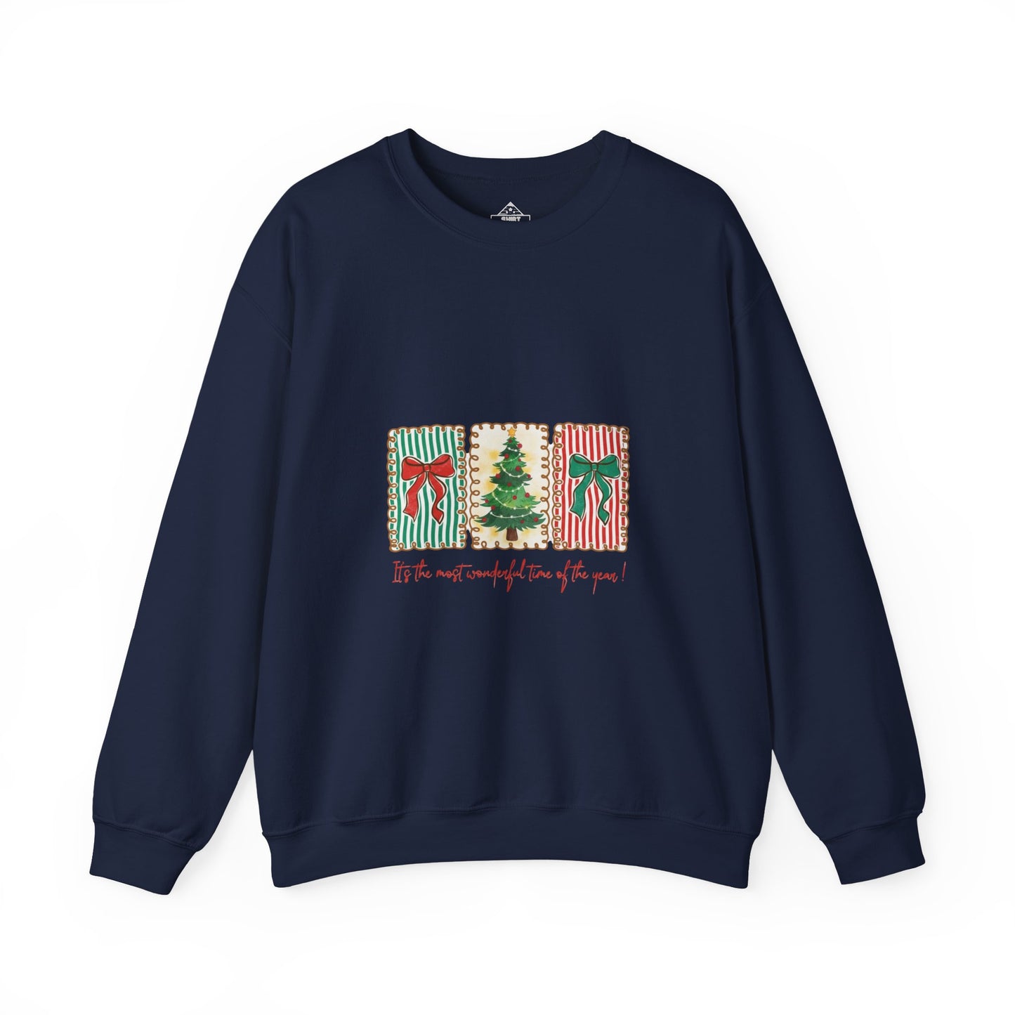 Festive Christmas Tree & Bow Design | It’s the Most Wonderful Time of the Year – Holiday Shirt, Mug, Tote & Home Decor