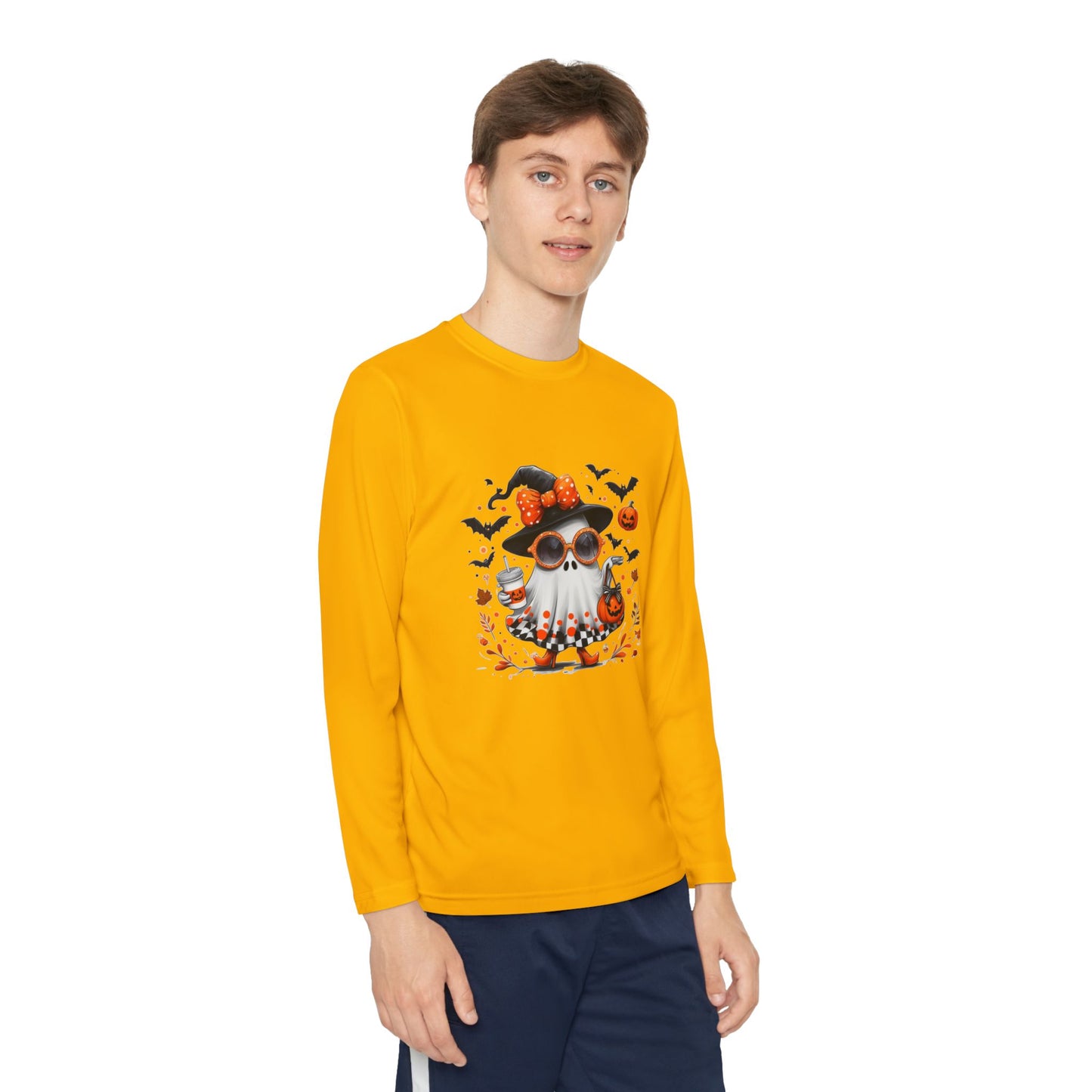 Cute Halloween Ghost  | Trendy Witch Ghost Outfit | Spooky Fall Shirt for Women | Pumpkin Aesthetic Halloween Apparel Gift