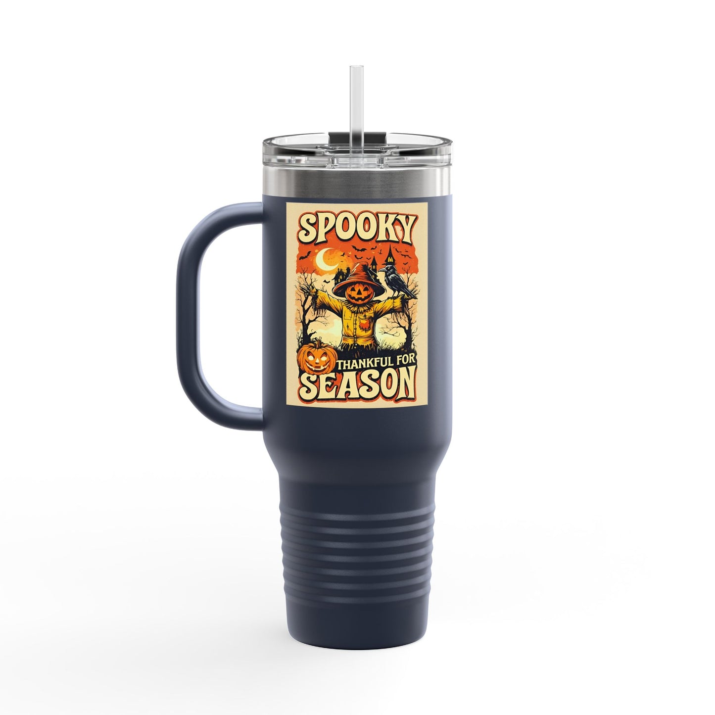 Spooky Thankful for the Season Mug π | Cute Pumpkin Halloween Coffee Cup Travel Mug